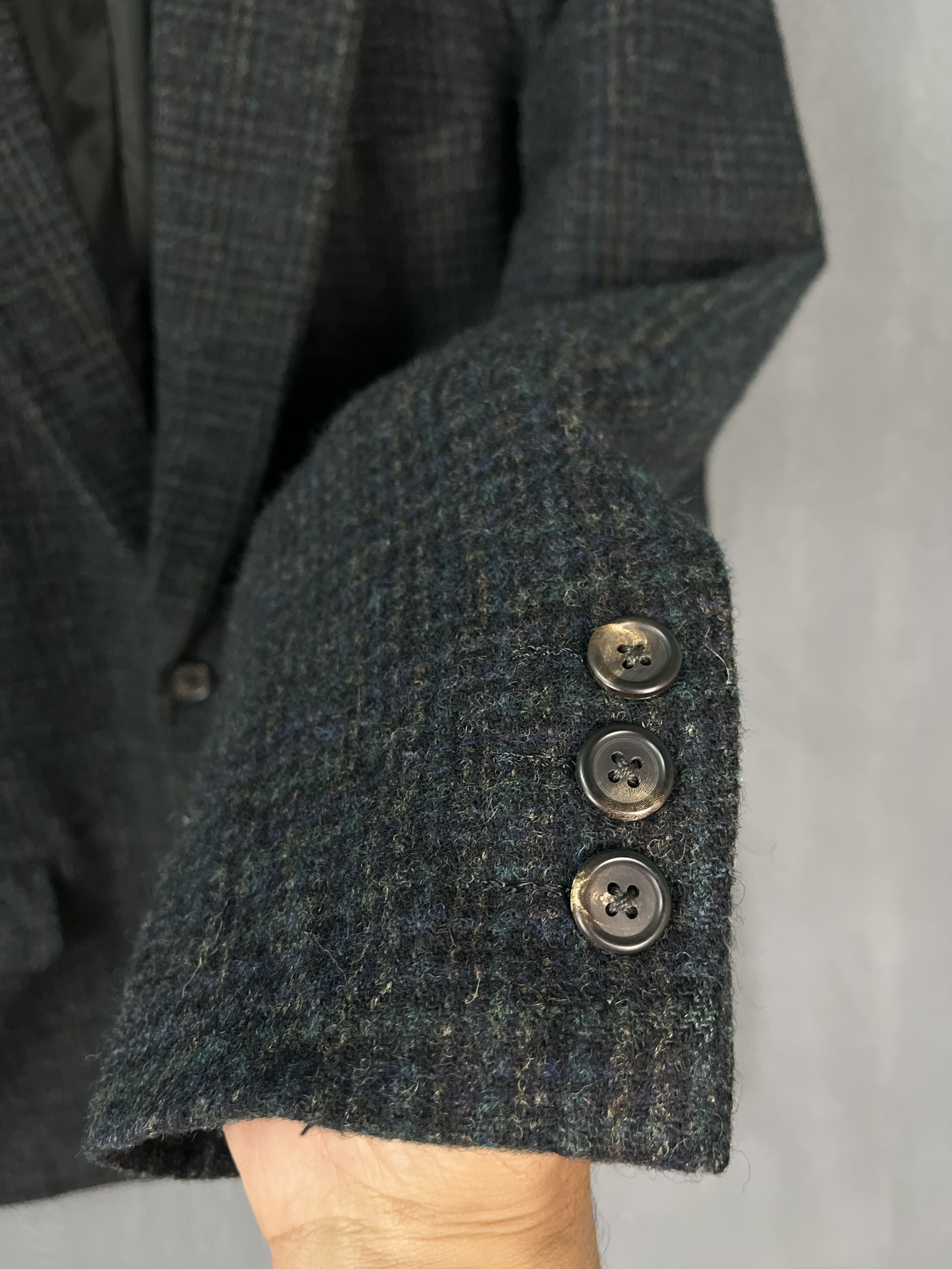 Y's for Men Vintage 1993 S/S Yohji Yamamoto Plaid Wool Jacket Size US M / EU 48-50 / 2 - 8 Thumbnail
