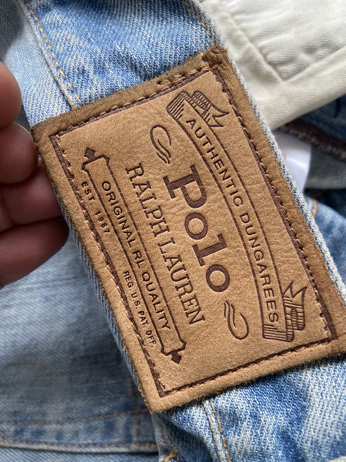 Polo Ralph Lauren × RRL Ralph Lauren Vintage Polo Ralph Lauren Varick Slim Straight Denim Pants Size US 37 - 4 Thumbnail
