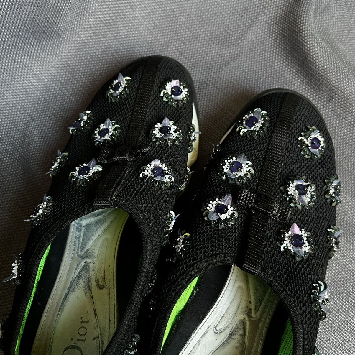 Dior Dior Fusion Embellished Mesh Sneakers Black Size US 8 / IT 38 - 6 Thumbnail