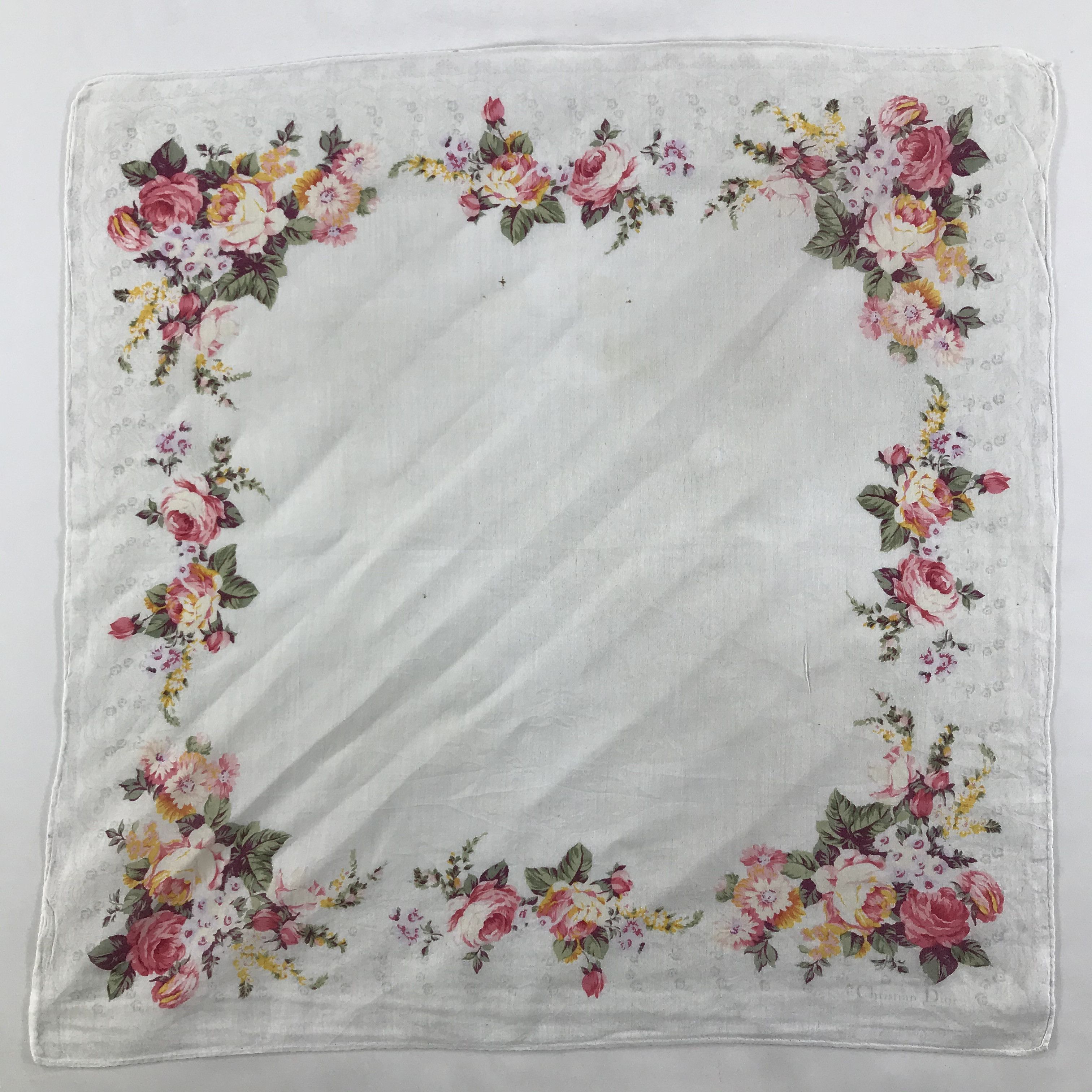 Christian Dior Monsieur × Vintage Christian Dior Bandana / Handkerchief / Neckerchief - S1312 Size ONE SIZE - 1 Thumbnail