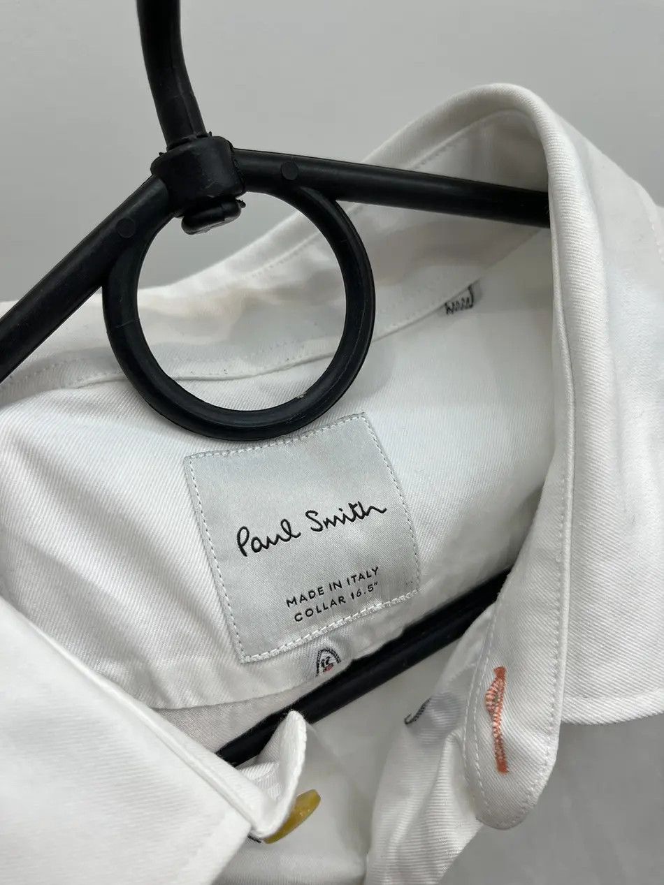 Paul Smith Paul Smith Ghost Embroidered Button Up Shirt Size US L / EU 52-54 / 3 - 3 Thumbnail