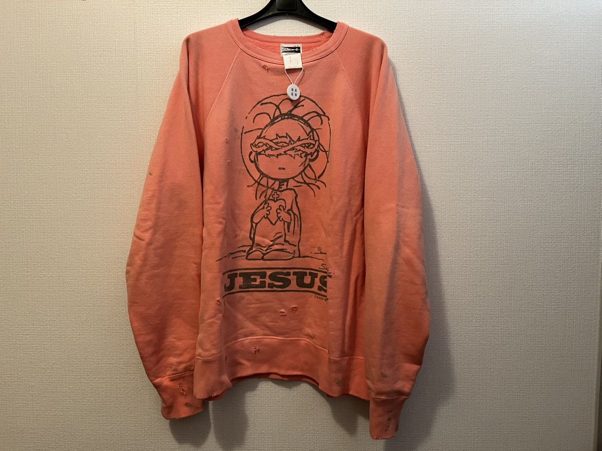 Saint Michael Rare saintmxxxxxx saintmicheal sweater JESUS | Grailed