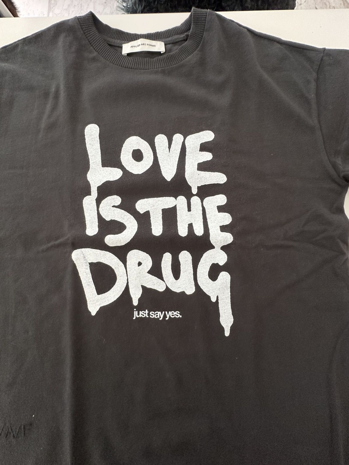 Designer Applied Art Forms T-Shirt Love is the drug Size US S / EU 44-46 / 1 - 2 Thumbnail
