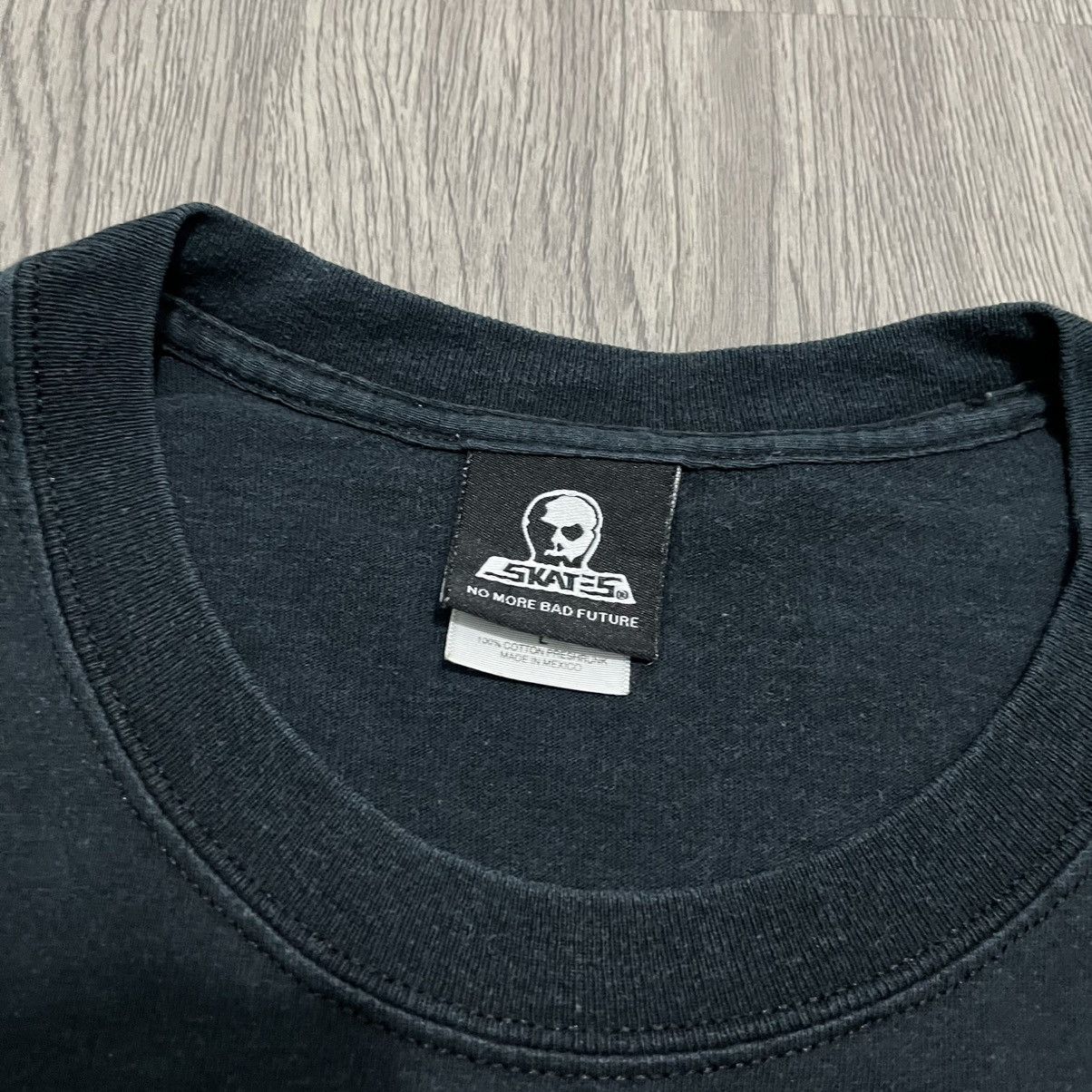 Vintage 00s Skull Skates Skatboarding T-Shirt Size US L / EU 52-54 / 3 - 7 Thumbnail