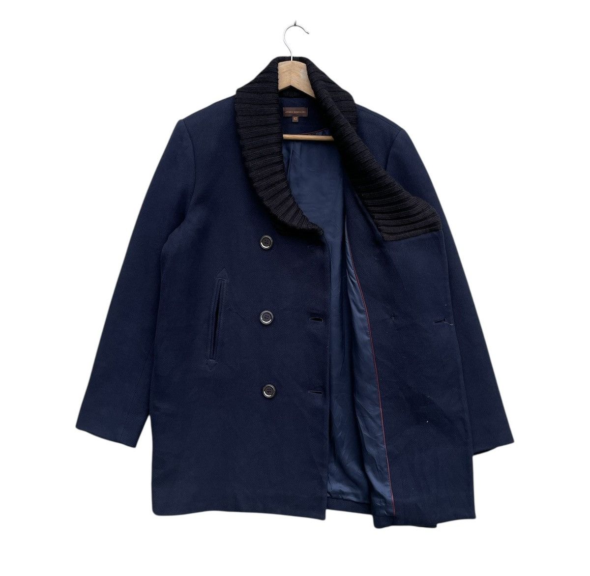 Adolfo Dominguez 🔥Accept Binding Offer🔥 Adolfo Dominguez Wool Peacoat Jacket Size US M / EU 48-50 / 2 - 2 Thumbnail