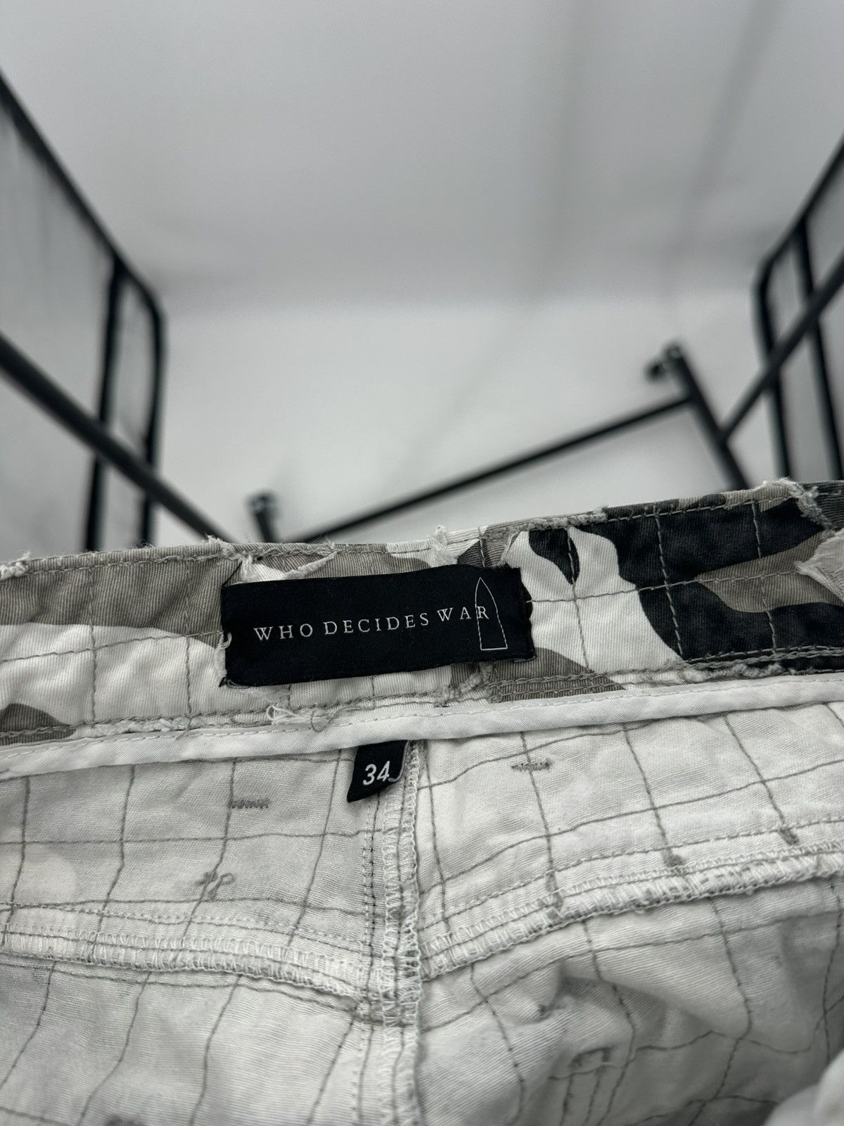 Who Decides War WHO DECIDES WAR camo patchwork pants 1/1 Size US 34 / EU 50 - 11 Thumbnail