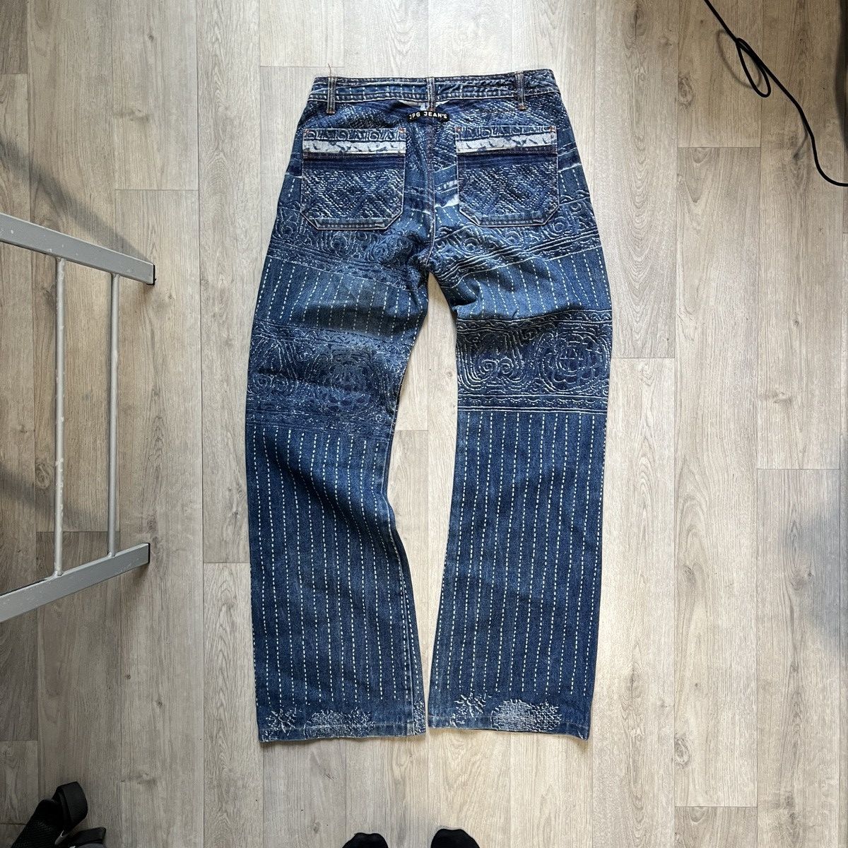 Jean Paul Gaultier Vintage JPG Jean Paul Gaultier Jeans Rare Printed Jeans Size US 28 / EU 44 - 2 Thumbnail