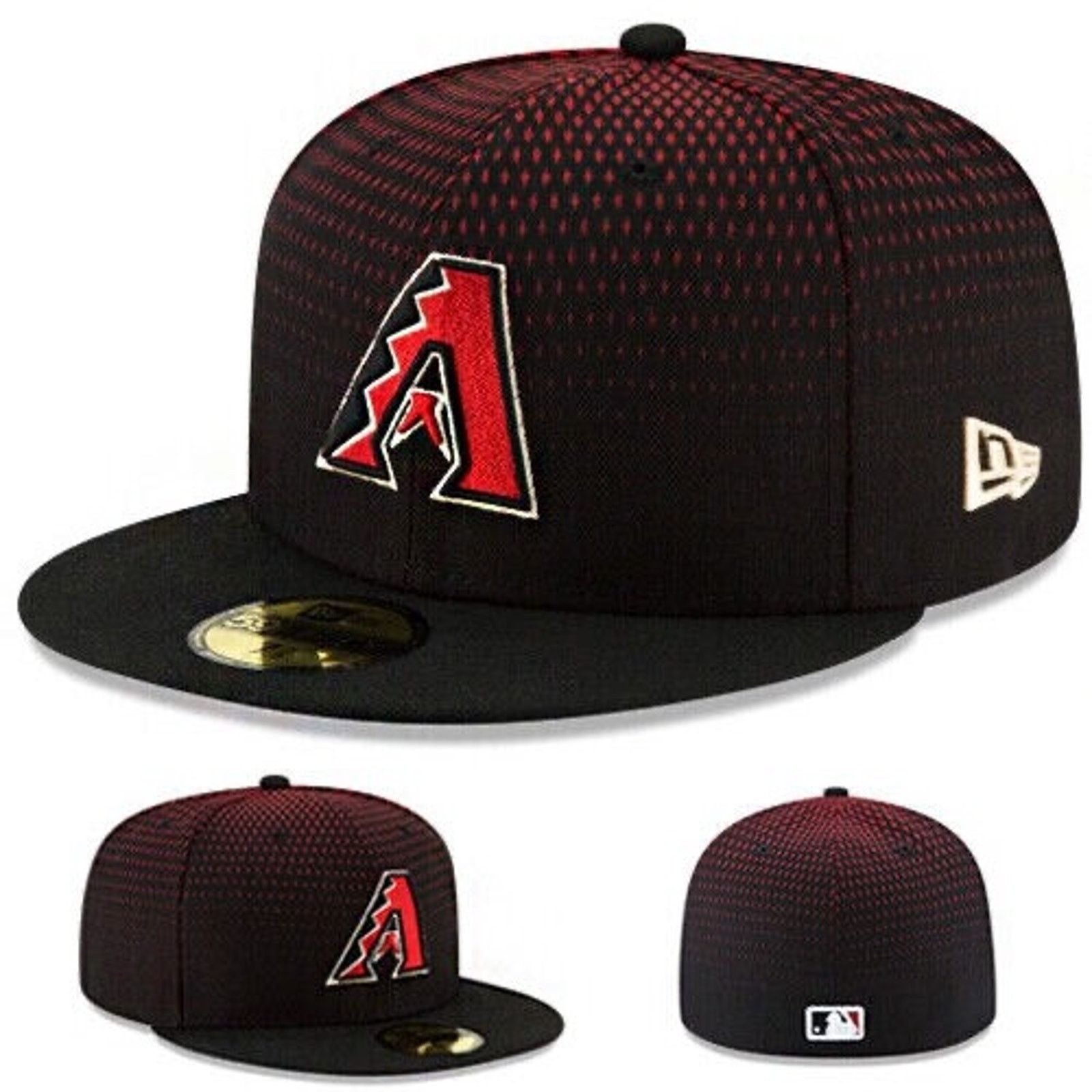 New Era Arizona Diamondbacks New Era 59FIFTY MLB Hat 2017 Sz 7 1/2 Size ONE SIZE - 11 Thumbnail