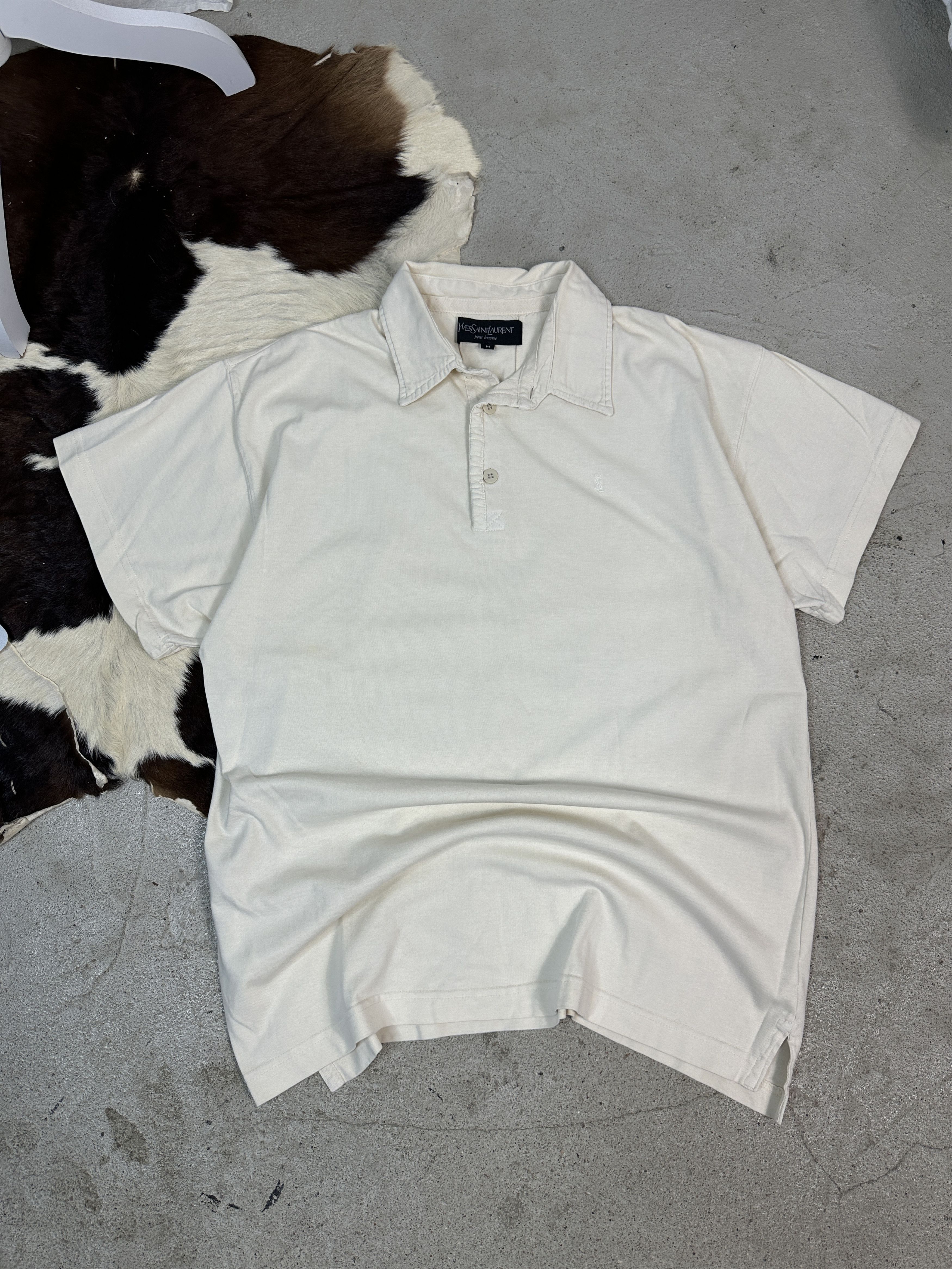 Vintage × Yves Saint Laurent Vintage Y2K Streetwear Yves Saint Laurent Polo T-shirt Size US M / EU 48-50 / 2 - 1 Thumbnail