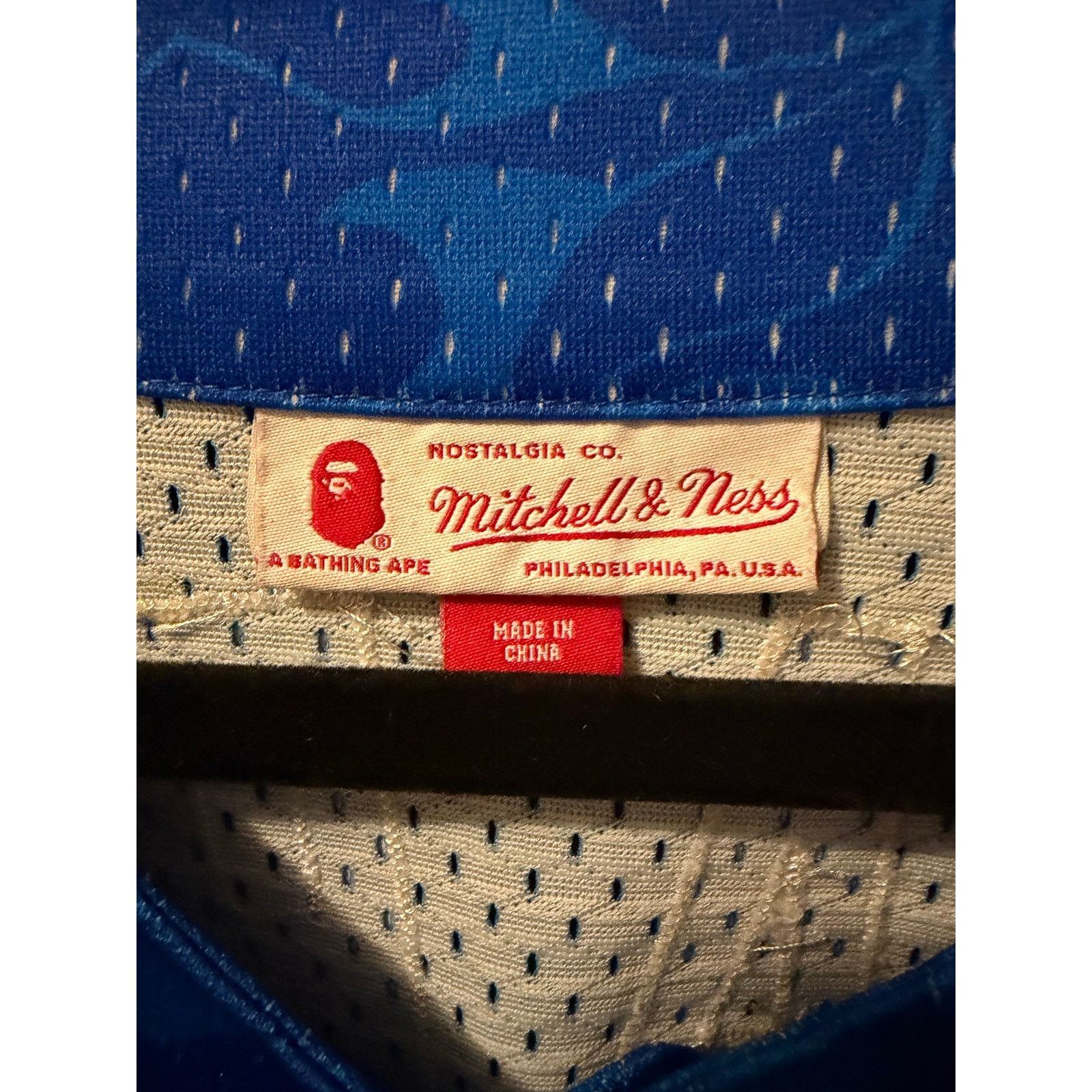Bape Bape x Mitchell & Ness Dodgers jersey medium Size US M / EU 48-50 / 2 - 5 Thumbnail