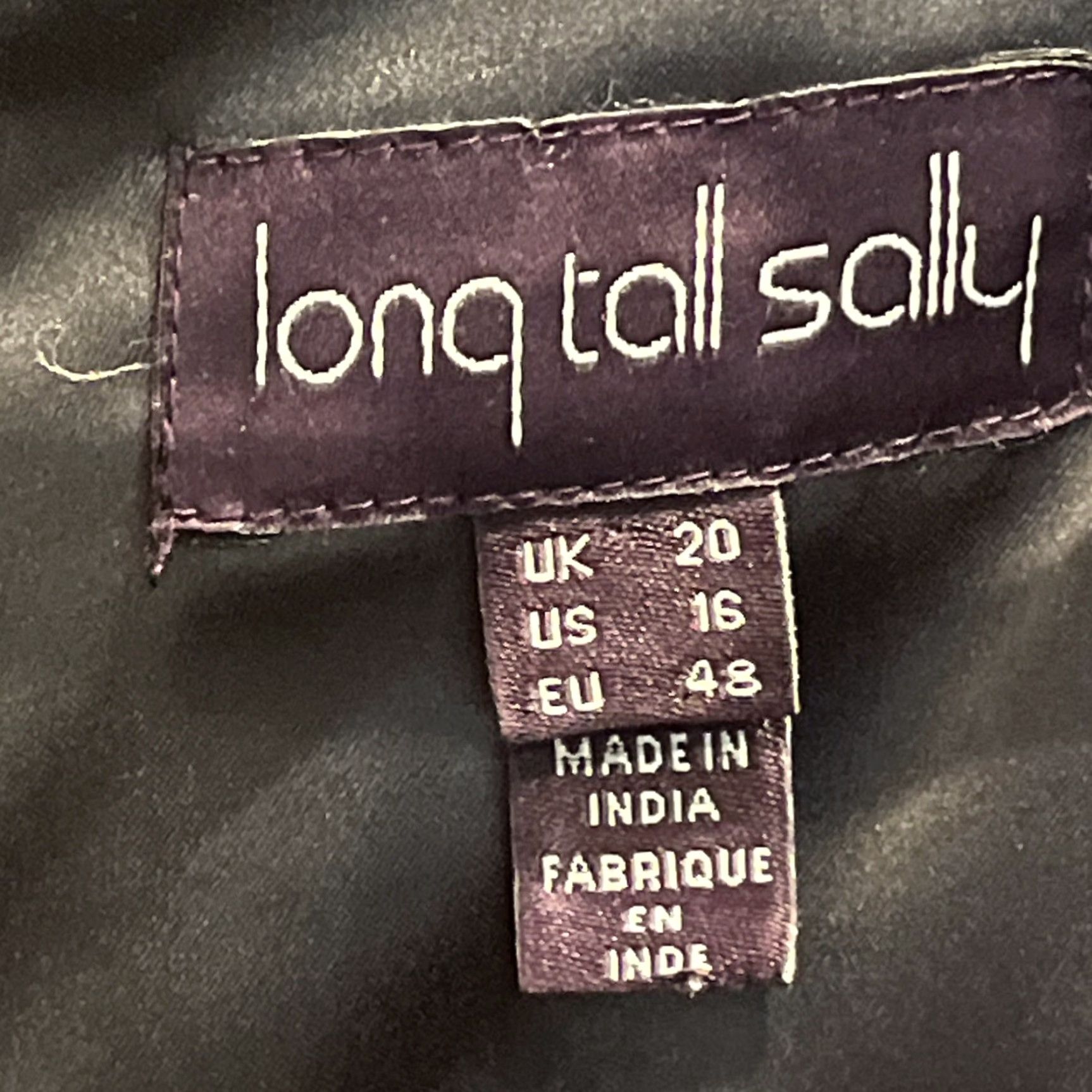 Vintage Long Tall Sally Dress Pink Gray Floral Pockets Round Neck Short Sleeves Size 16 Women Size 38" / US 16 / IT 52 - 2 Thumbnail