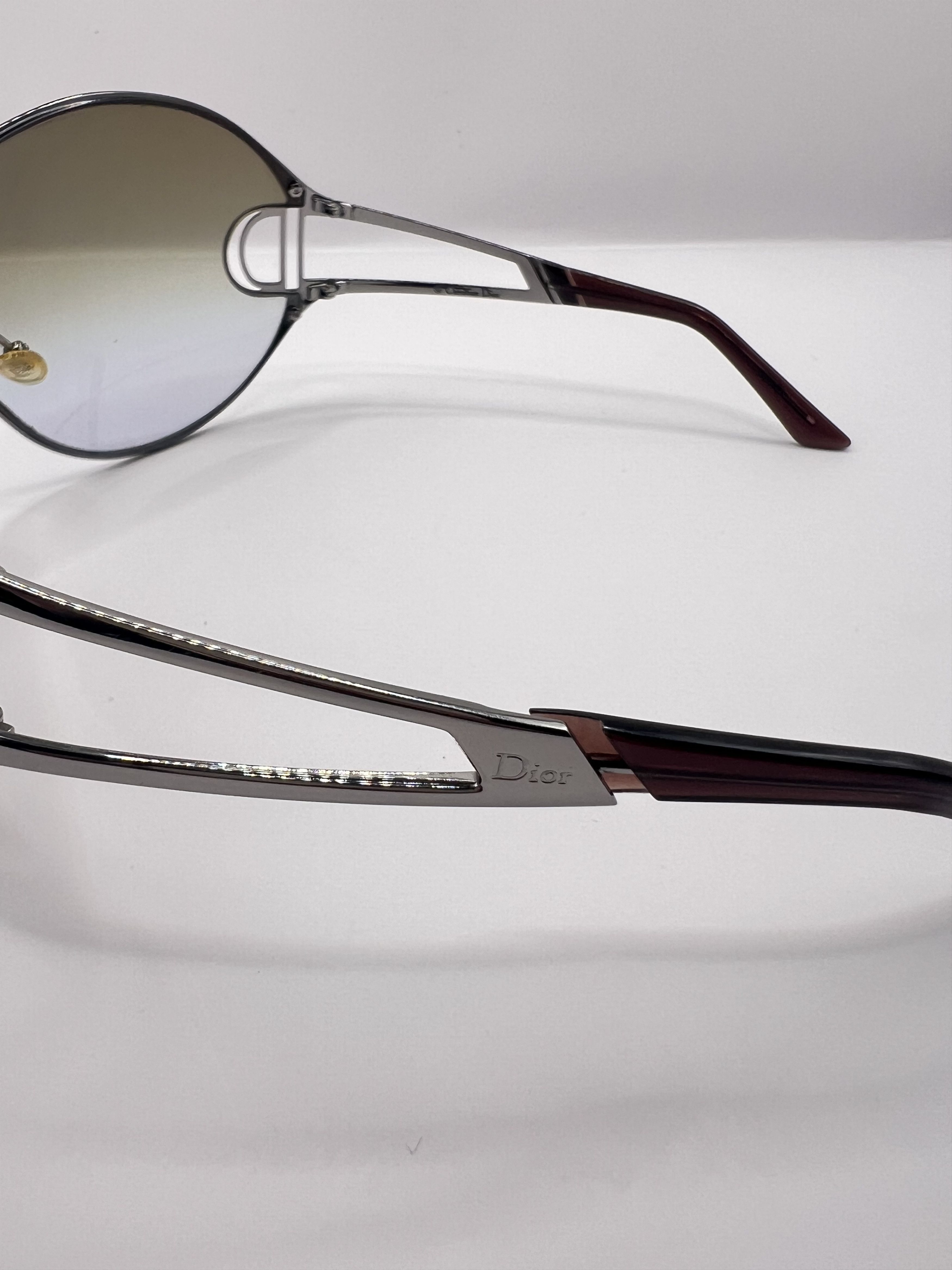 Dior Dior " Diorissimo 1 " silver sunglasses Size ONE SIZE - 9 Thumbnail
