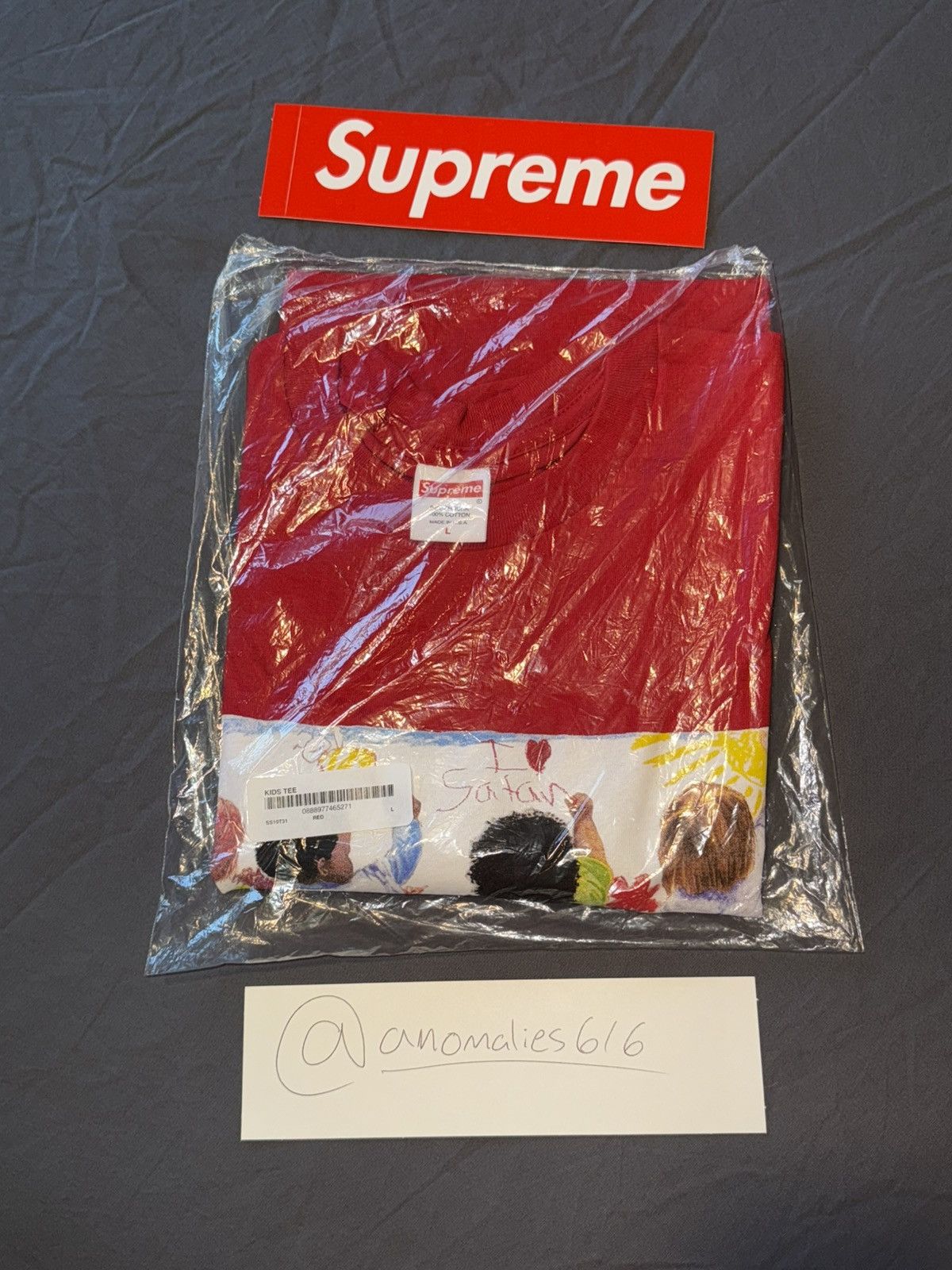 Supreme Supreme Kids Tee Size US L / EU 52-54 / 3 - 2 Thumbnail