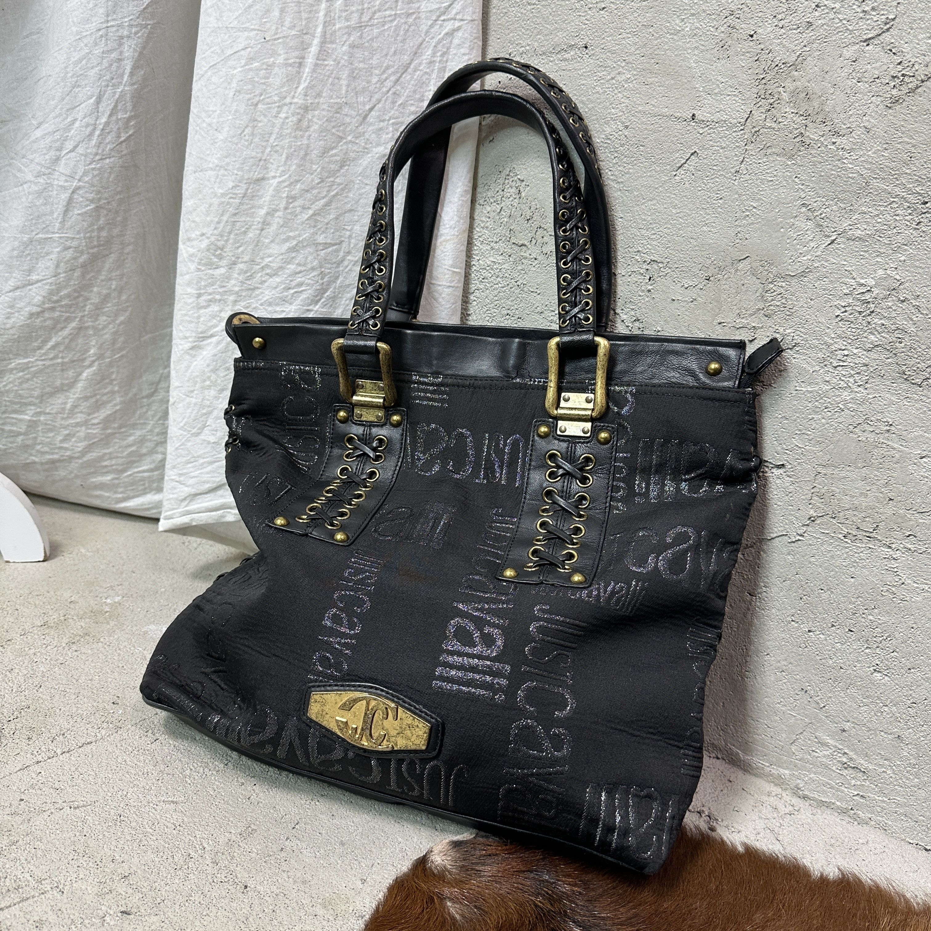Roberto Cavalli Vintage Belted Roberto Cavalii Printed Shoulder Bag Y2K Size ONE SIZE - 7 Thumbnail