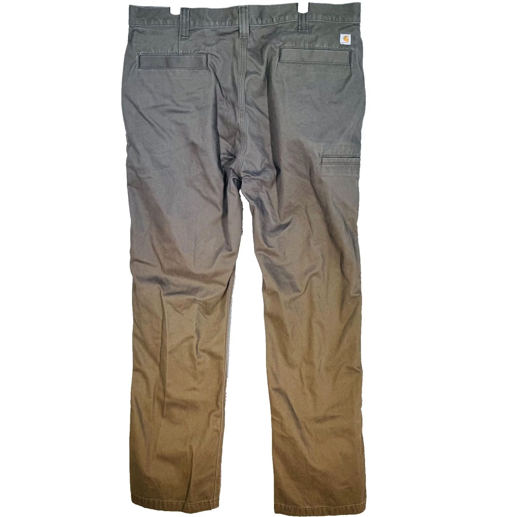 Carhartt Carhartt Mens Pants 38x34 Brown Relaxed Straight Cotton Zip Fly Workwear Utility Jeans Mens Size US 38 / EU 54 - 2 Thumbnail