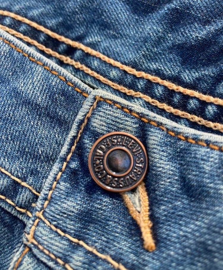 Levi's Y2K Levi’s Low Bootcut Jeans Star Embroidery Flap Women’s 29 Size 29" - 6 Thumbnail
