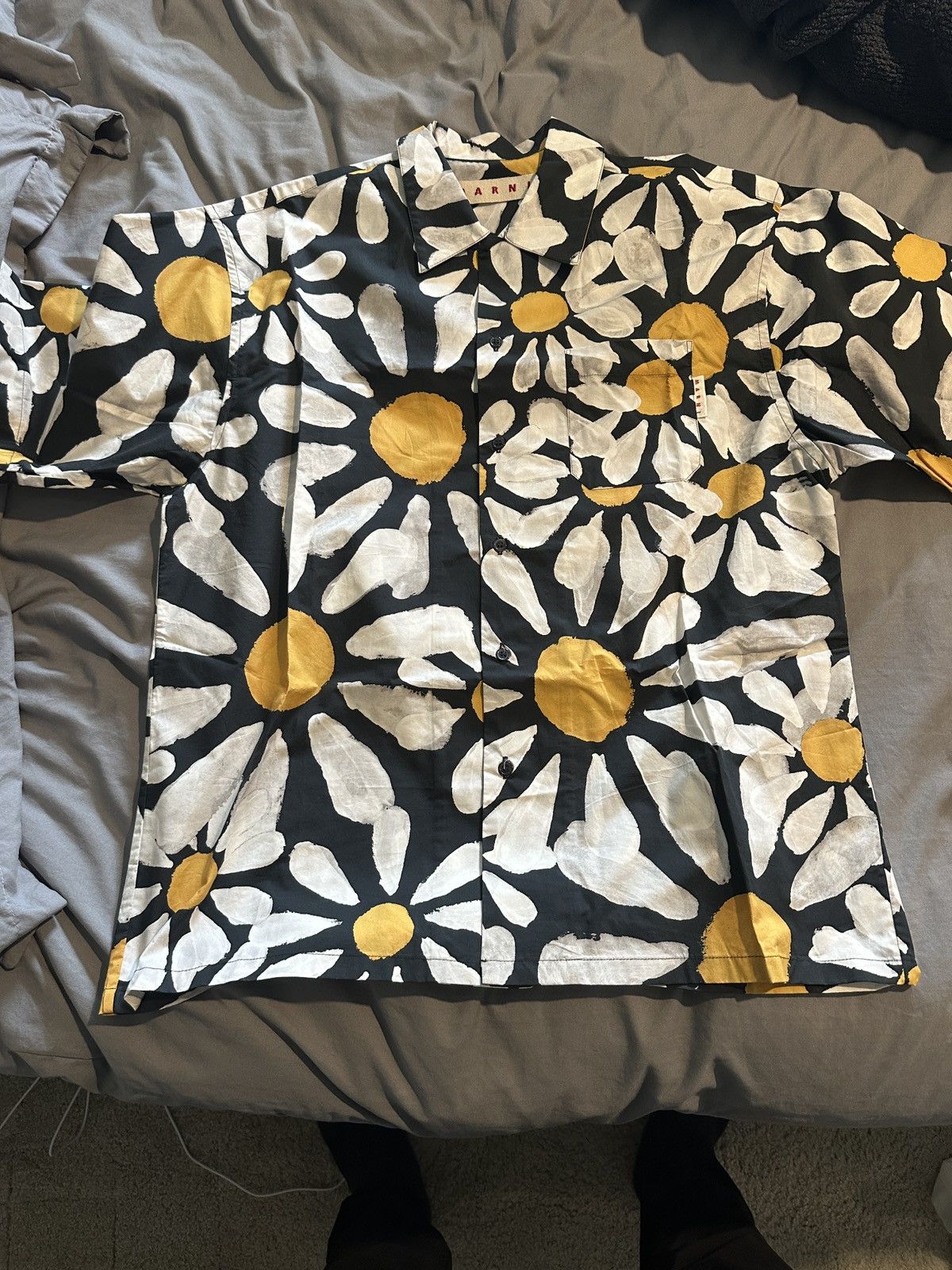 Marni Short Sleeve Button Up Shirt Size 50