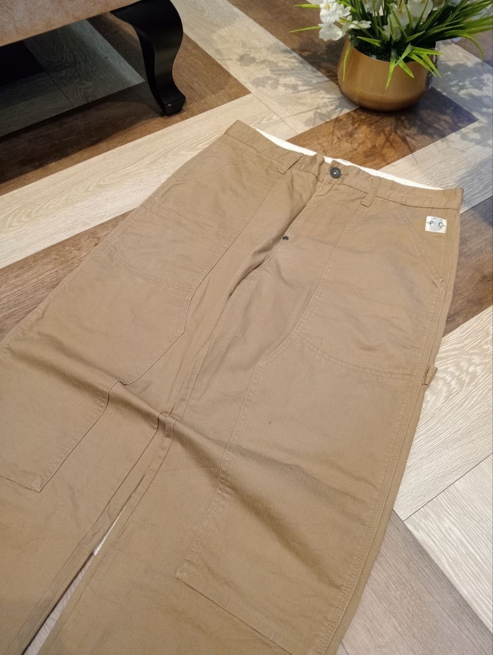 Japanese Brand JAPANESE SURPLUS SEMINARY DOUBLE KNEE WORKER PANTS Size US 34 / EU 50 - 4 Thumbnail