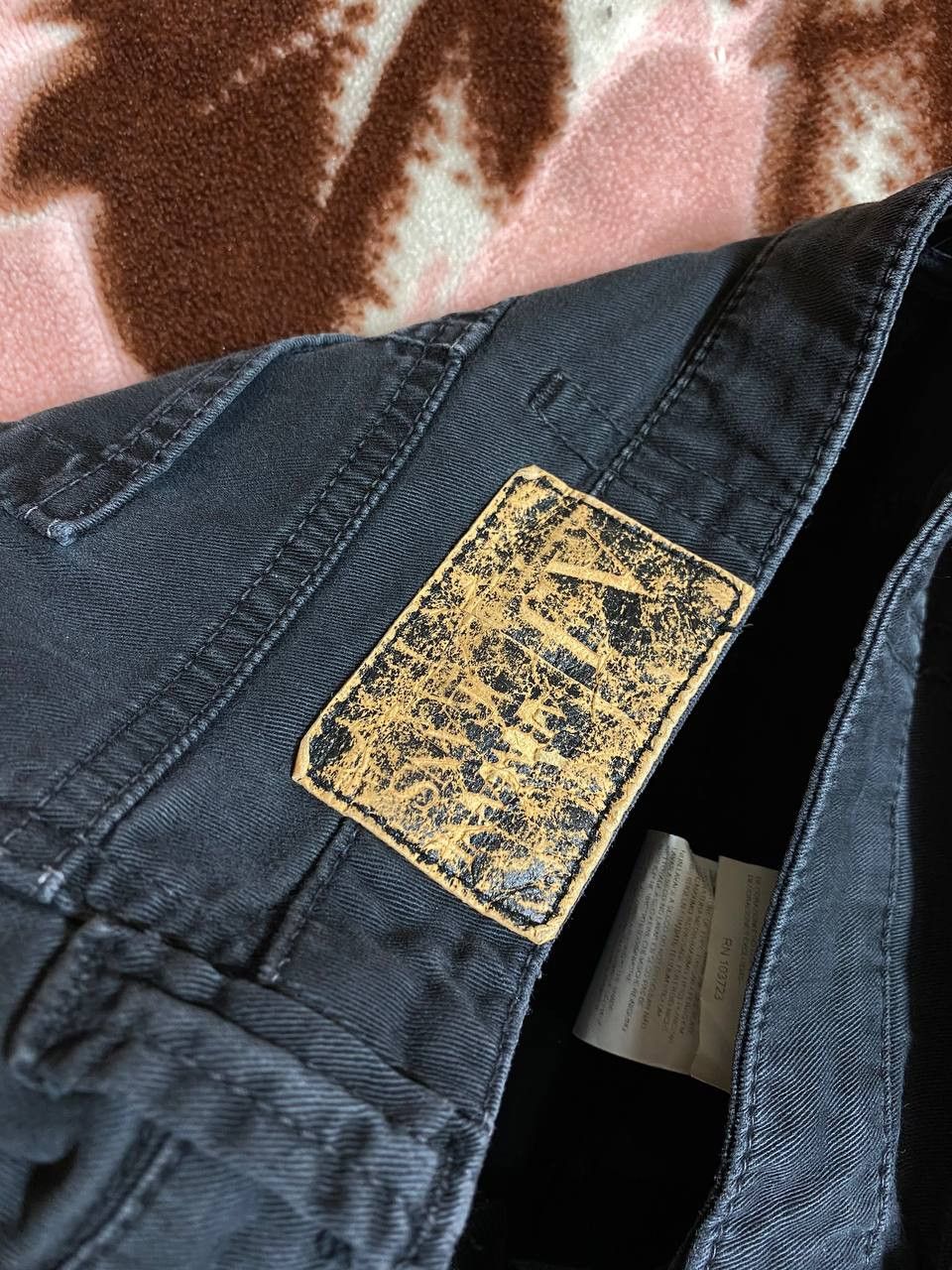 Armani × Vintage Vintage Armani Pocket Logo Baggy Jeans Y2K 32 Size US 30 / EU 46 - 6 Thumbnail