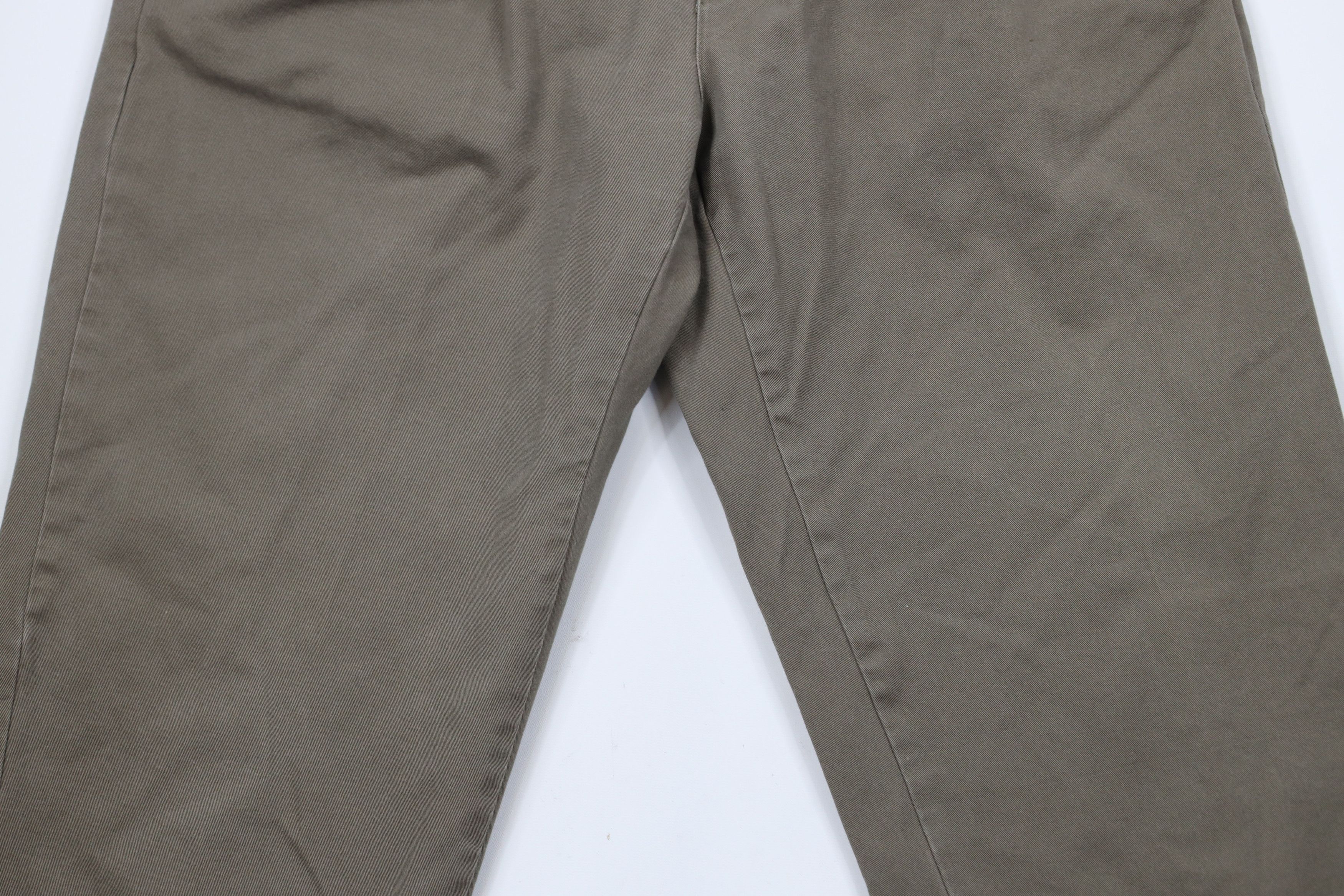 Cabelas × Vintage Vintage Cabelas Lined Pleated Cuffed Chino Pants Beige Size US 38 / EU 54 - 4 Thumbnail