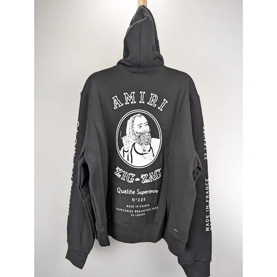 Amiri o1rshd1 Amiri x Zig Zag Hoodie in Black Size US S / EU 44-46 / 1 - 16 Thumbnail