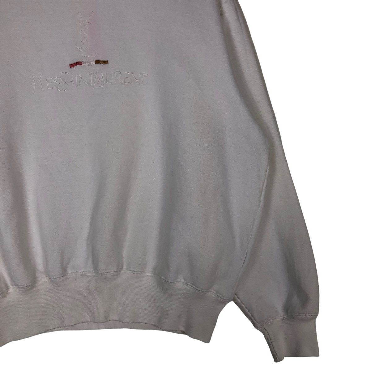 Vintage 🔥VINTAGE SWEATSHIRT CREWNECK YVES SAINT LAURENT POUR HOMME Size US S / EU 44-46 / 1 - 5 Thumbnail