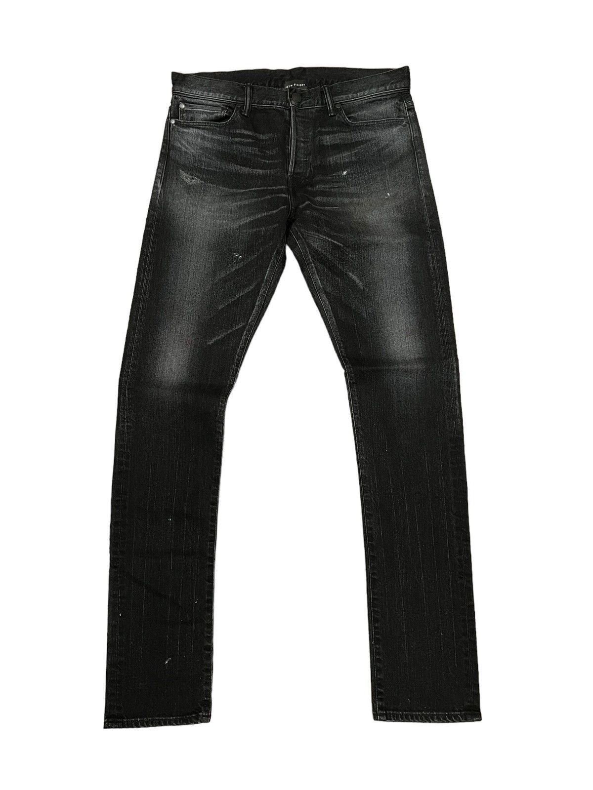 image of John Elliott John Elliot Mens Black Skinny Jeans (Size 31)