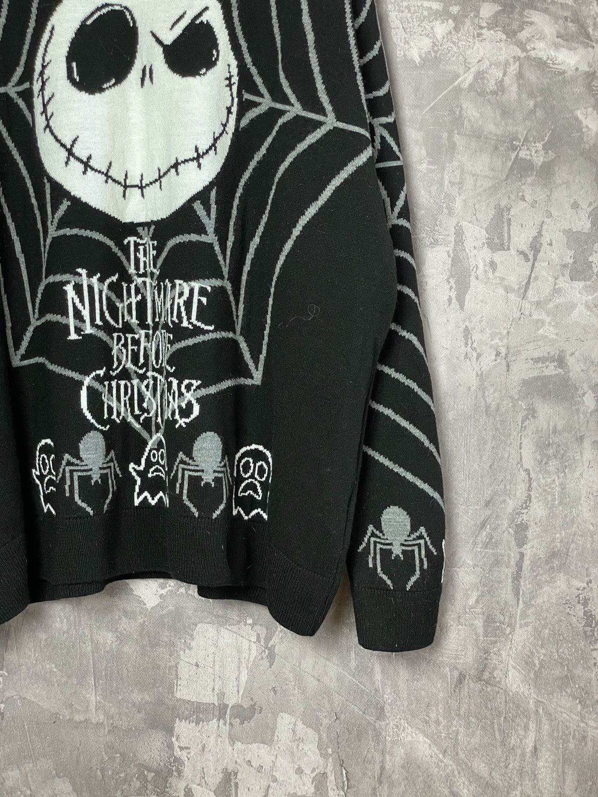 Disney The nightmare before Christmas vintage goth emo y2k sweater Size US L / EU 52-54 / 3 - 4 Thumbnail