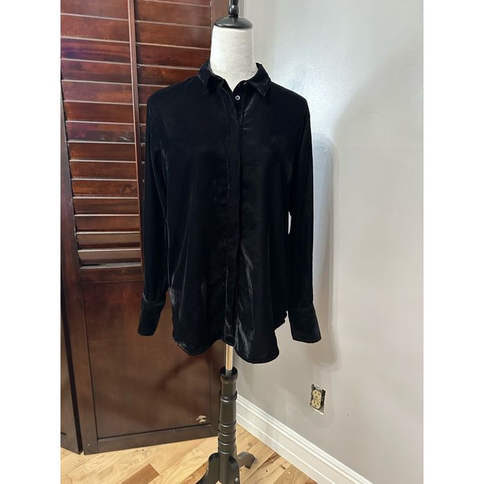 Treasure and bond deals velvet boyfriend shirt