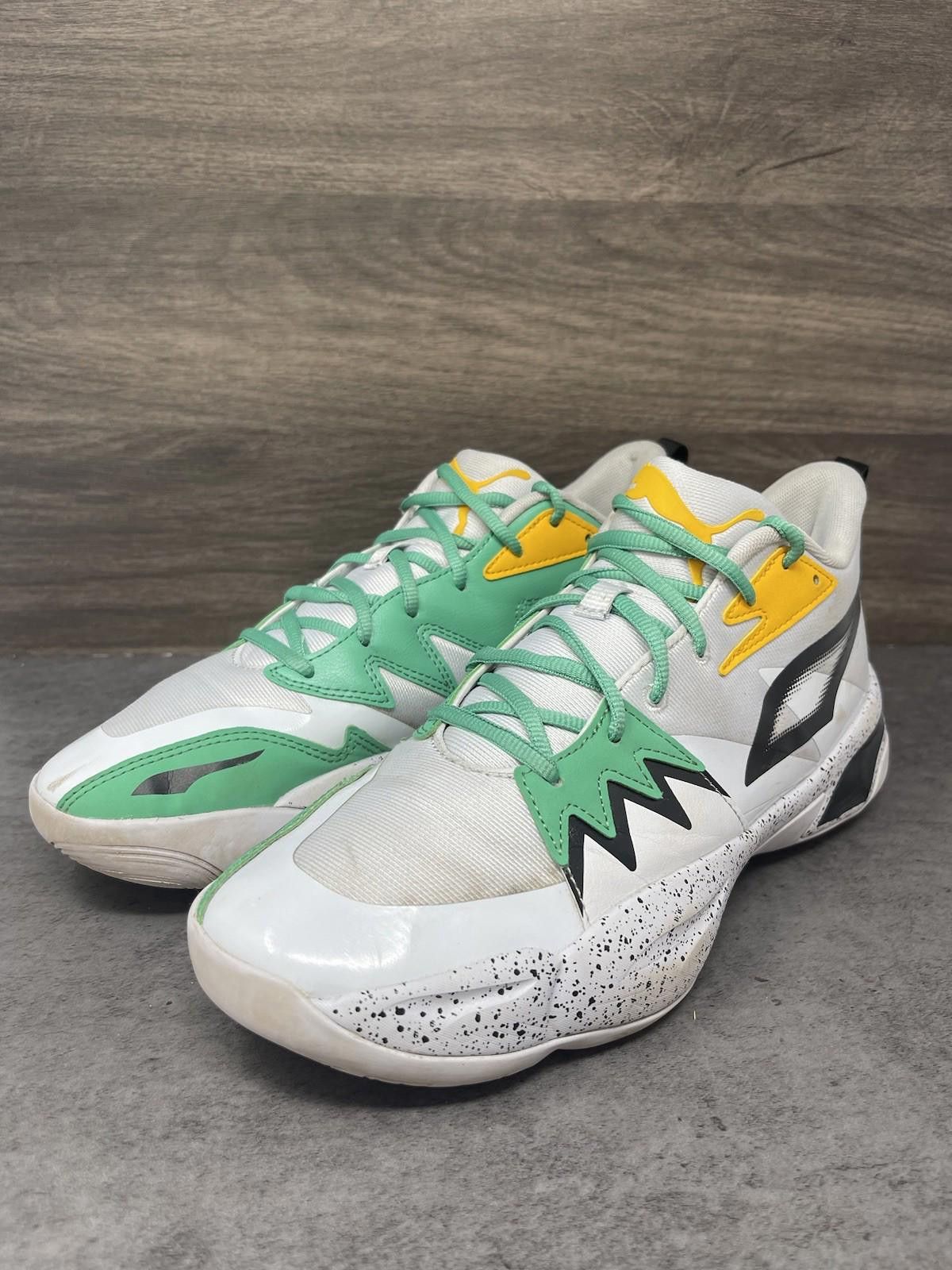 Puma Puma Genetics Sparkle Basketball Shoes Mens Size 9 White Size US 9 / EU 42 - 2 Thumbnail