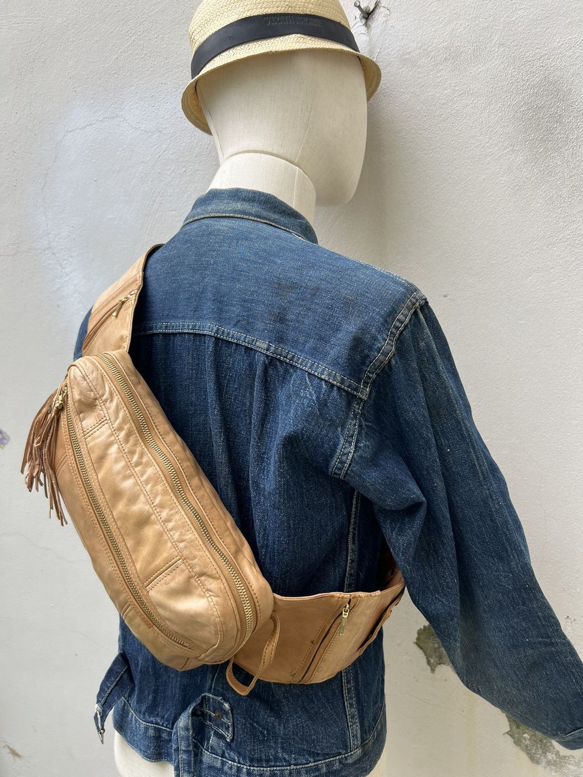 Leather Vinterks Japan Patina Leather Bag Size ONE SIZE - 1 Thumbnail