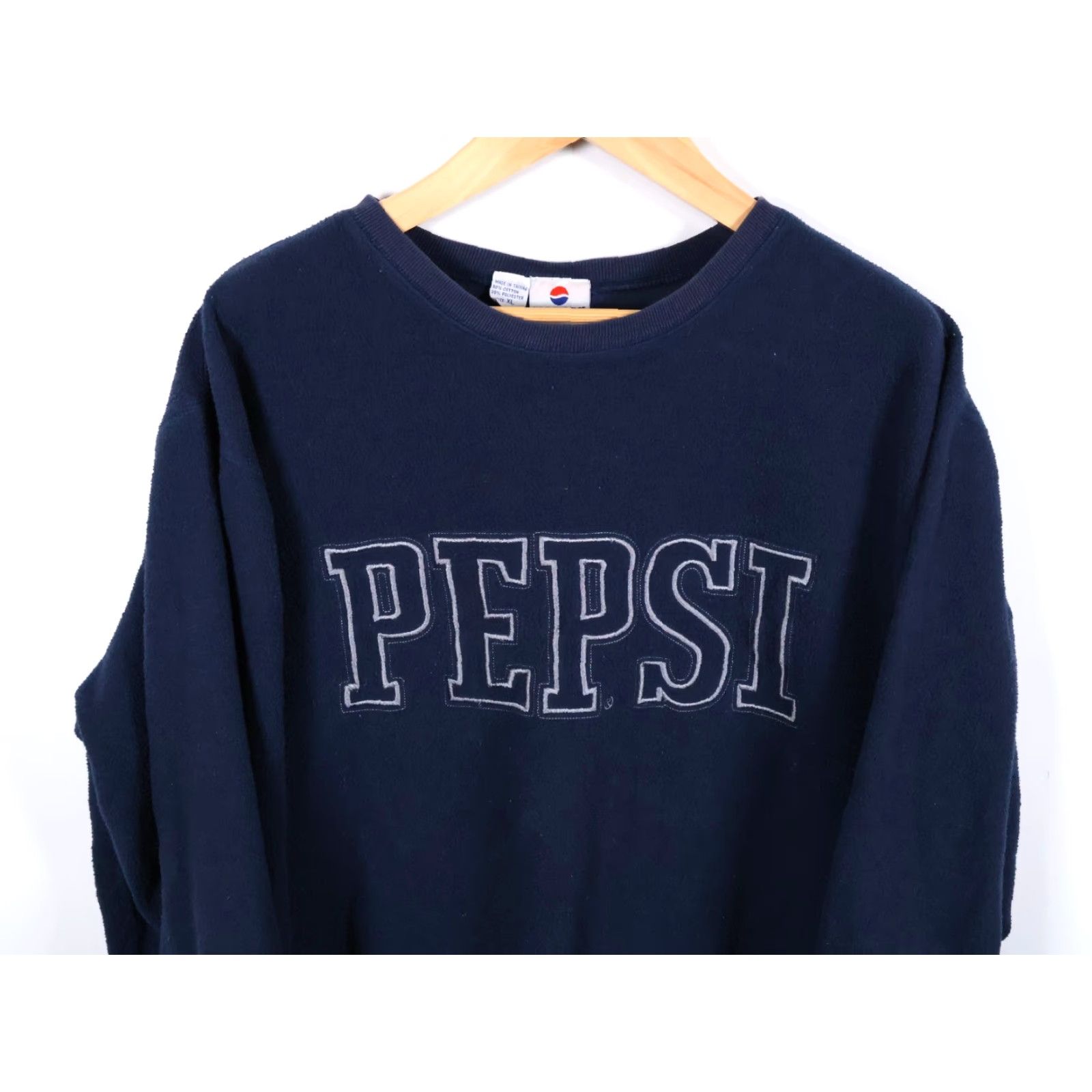 Spell VINTAGE Pepsi Embroidered Sweatshirt XL Adult Blue 90s Retro Graphic Print Crewneck Mens Size US XL / EU 56 / 4 - 4 Thumbnail