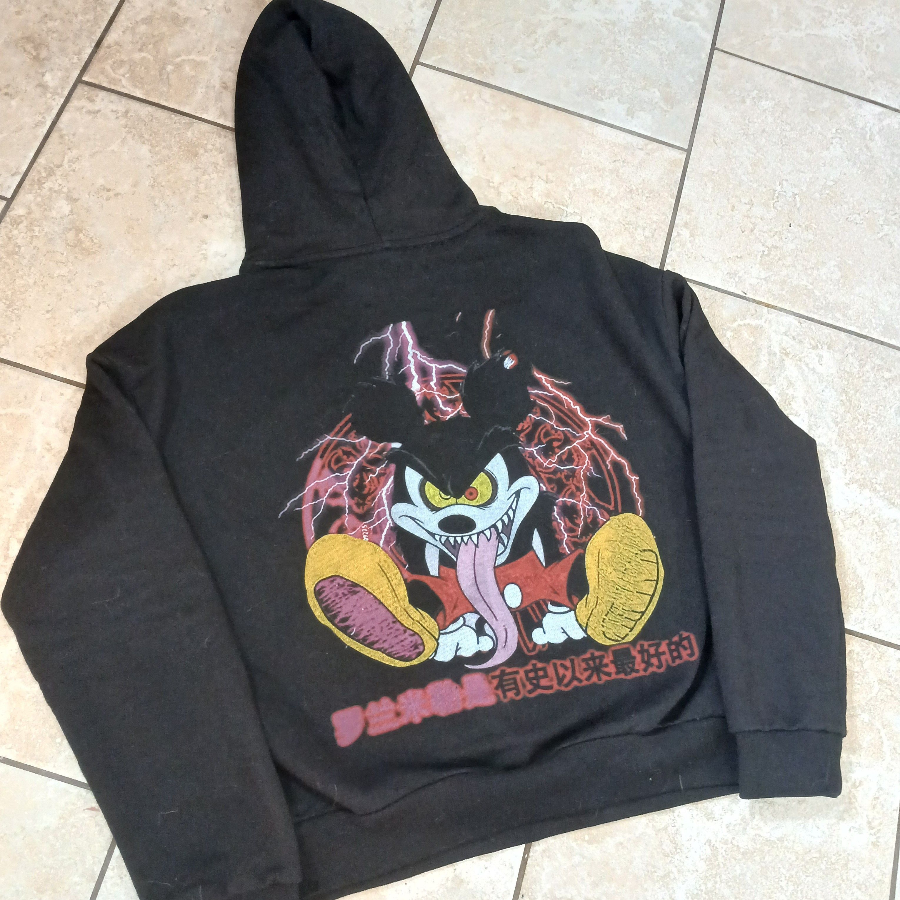 Droland Miller M - Droland Miller Mickey Mouse Hoodie Black Size US M / EU 48-50 / 2 - 5 Thumbnail