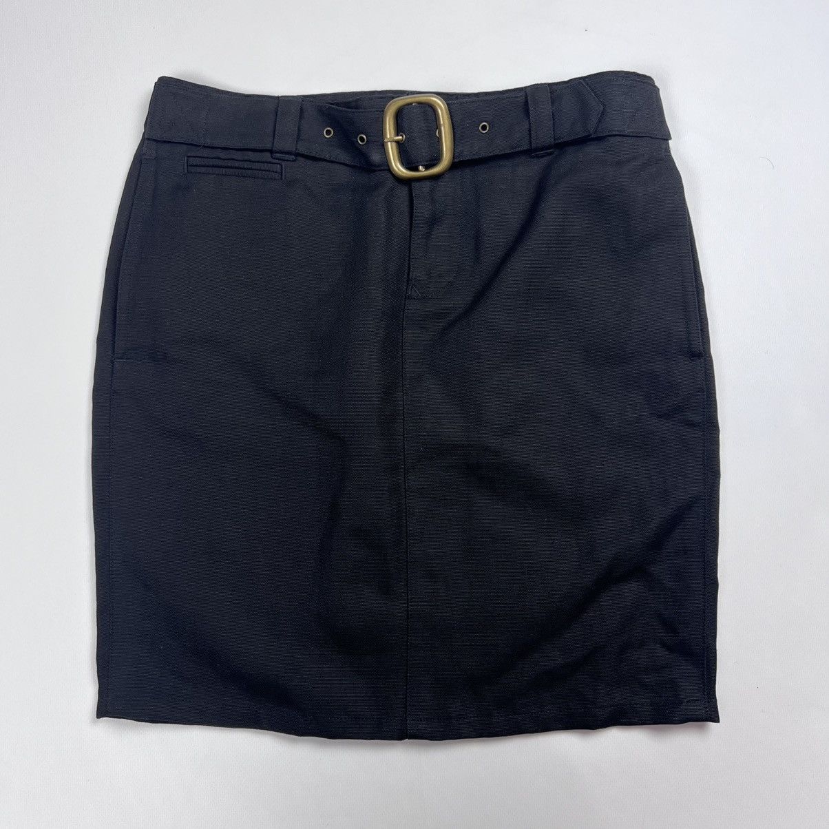 Polo Ralph Lauren × Vintage Vintage polo Ralph Lauren cotton linen mini skirt Size 26" / US 2 / IT 38 - 1 Thumbnail