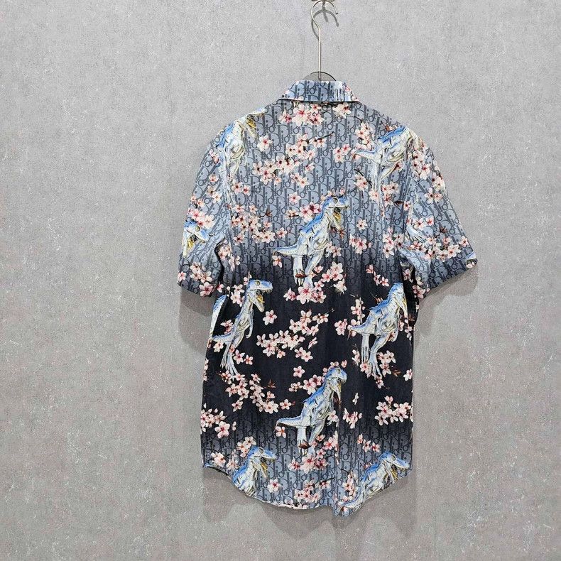 Dior Dior Size39 Solid color floral full-print stand-up collar s Size US XXS / EU 40 - 2 Thumbnail