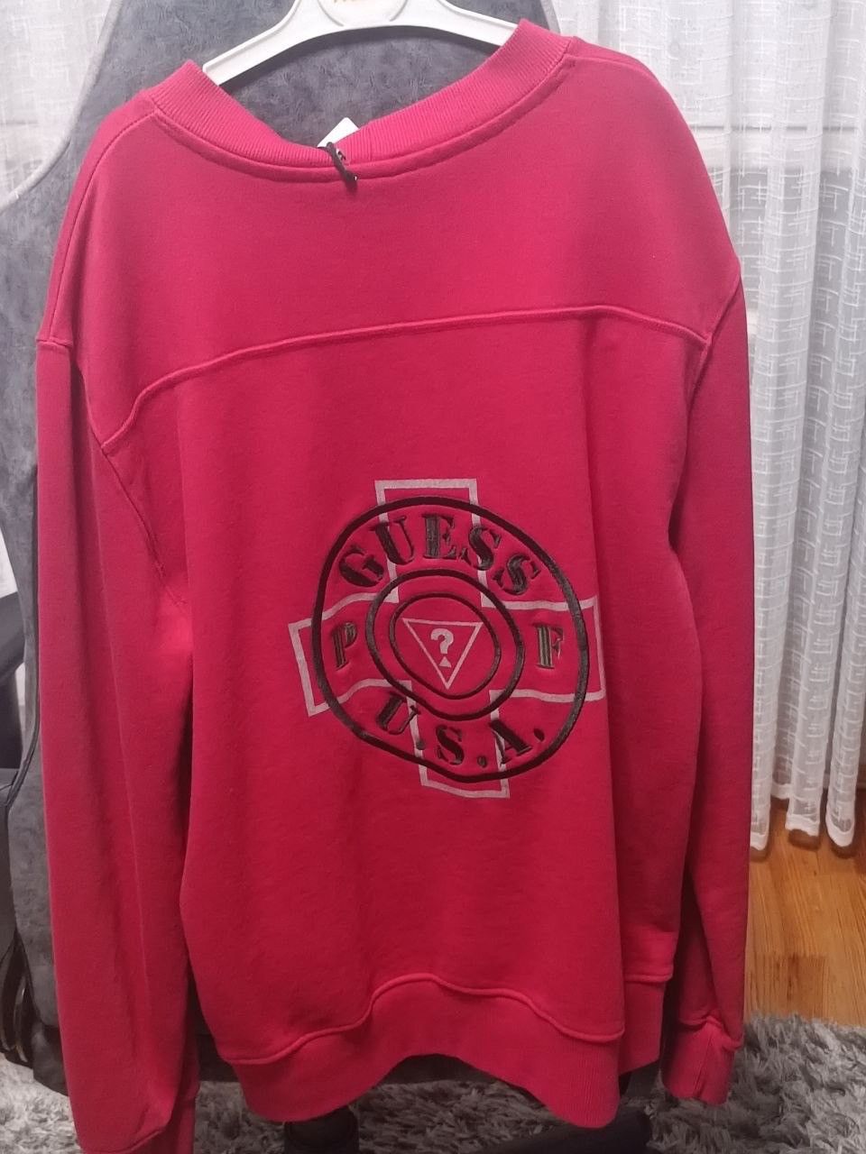 Guess × Places + Faces Guess Jeans x Places+Faces Crewneck Red Size S Deadstock Size US L / EU 52-54 / 3 - 6 Thumbnail