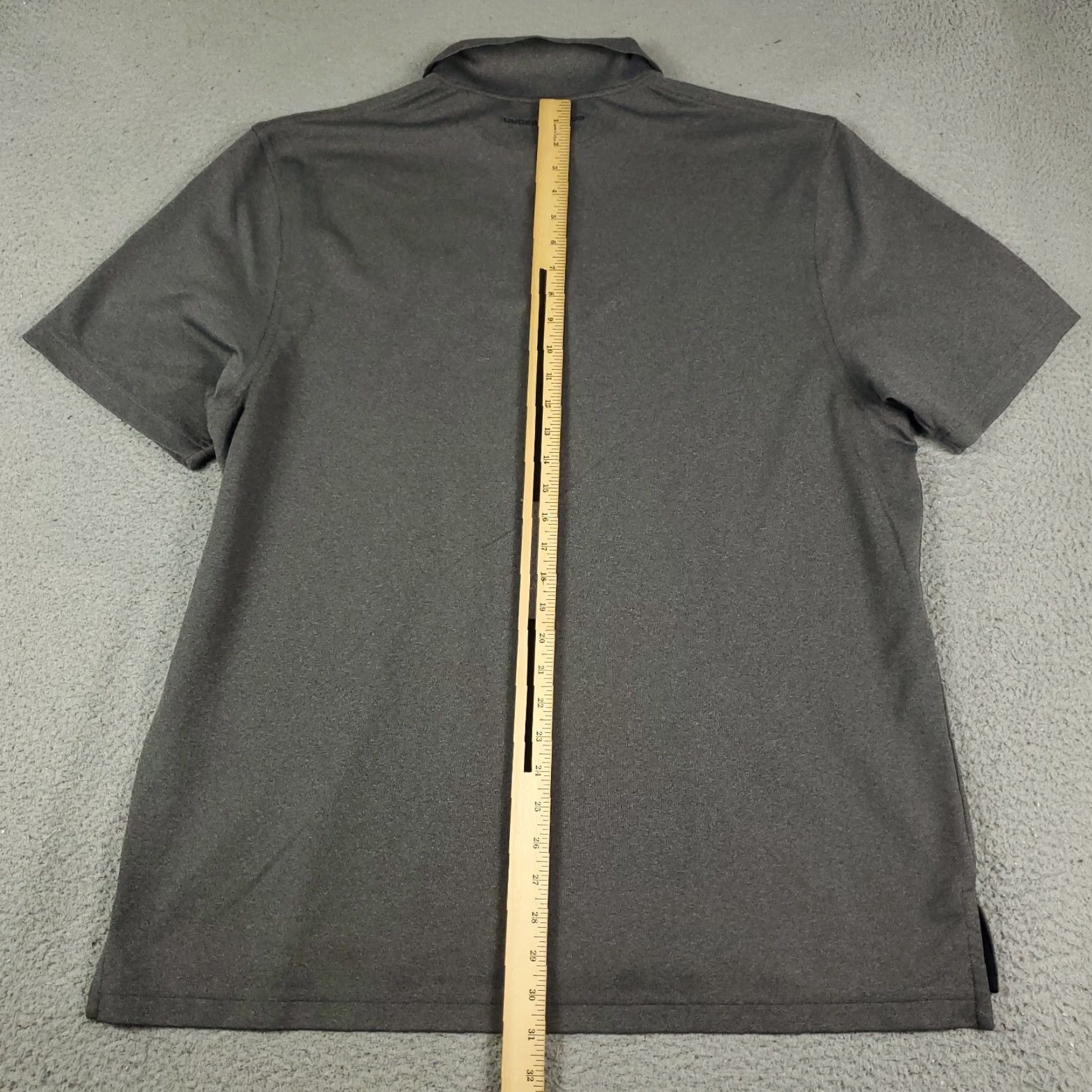Under Armour Under Armour Polo Shirt Mens XL Gray Golf Casual Short Sleeve Polo Shirt Baseball Football Golf Lacrosse Rugby Walking Mens Shop Size US XL / EU 56 / 4 - 3 Thumbnail