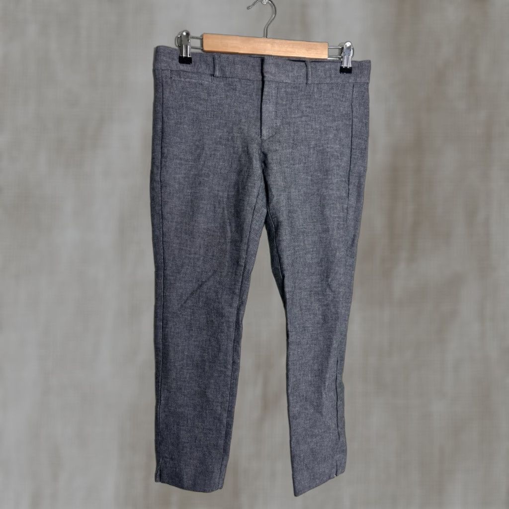 Banana Republic VINTAGE? Wait not vintage. Banana Republic Sloan Pants Women’s 4P Petite Gray Cotton Rayon Dress Pants Slim Fit 30x25 Womens Size 27" / US 4 / IT 40 - 1 Thumbnail
