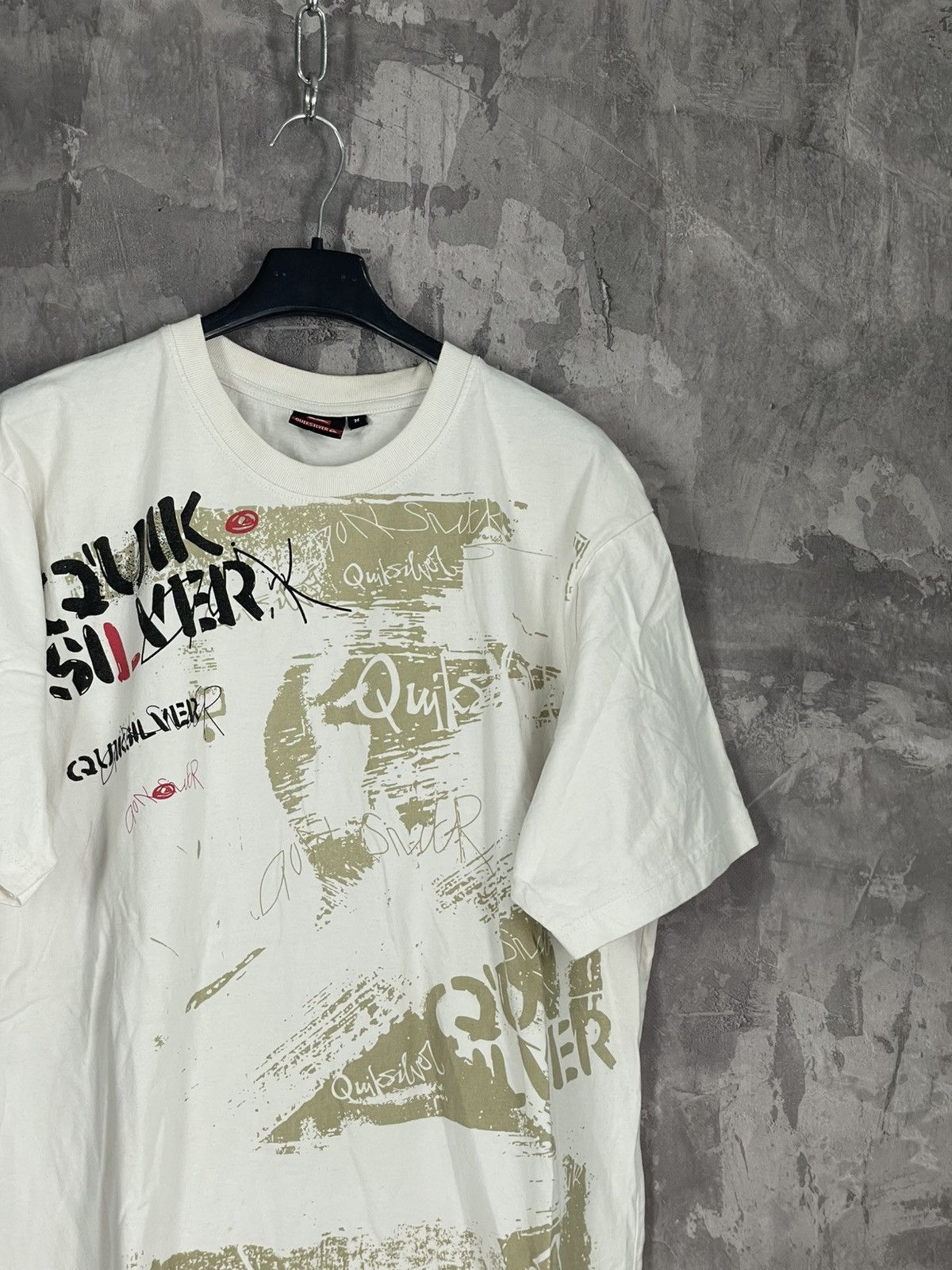 Quicksilver × Quiksilver × Vintage Vintage Quiksilver Spellout T-shirt y2k Size US M / EU 48-50 / 2 - 4 Thumbnail