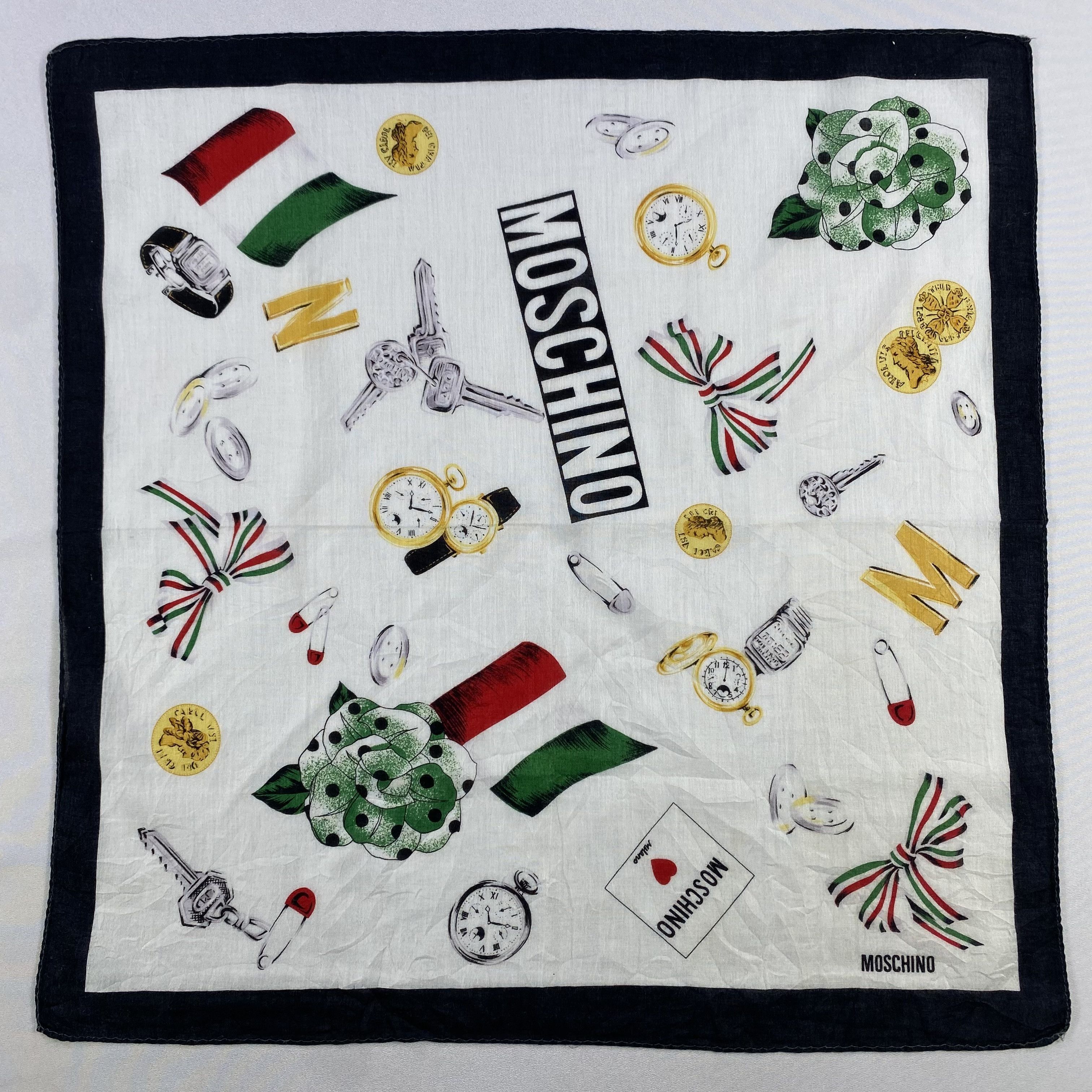 Moschino × Vintage Moschino Bandana/ Handkerchief / Neckerchief Size ONE SIZE - 3 Thumbnail