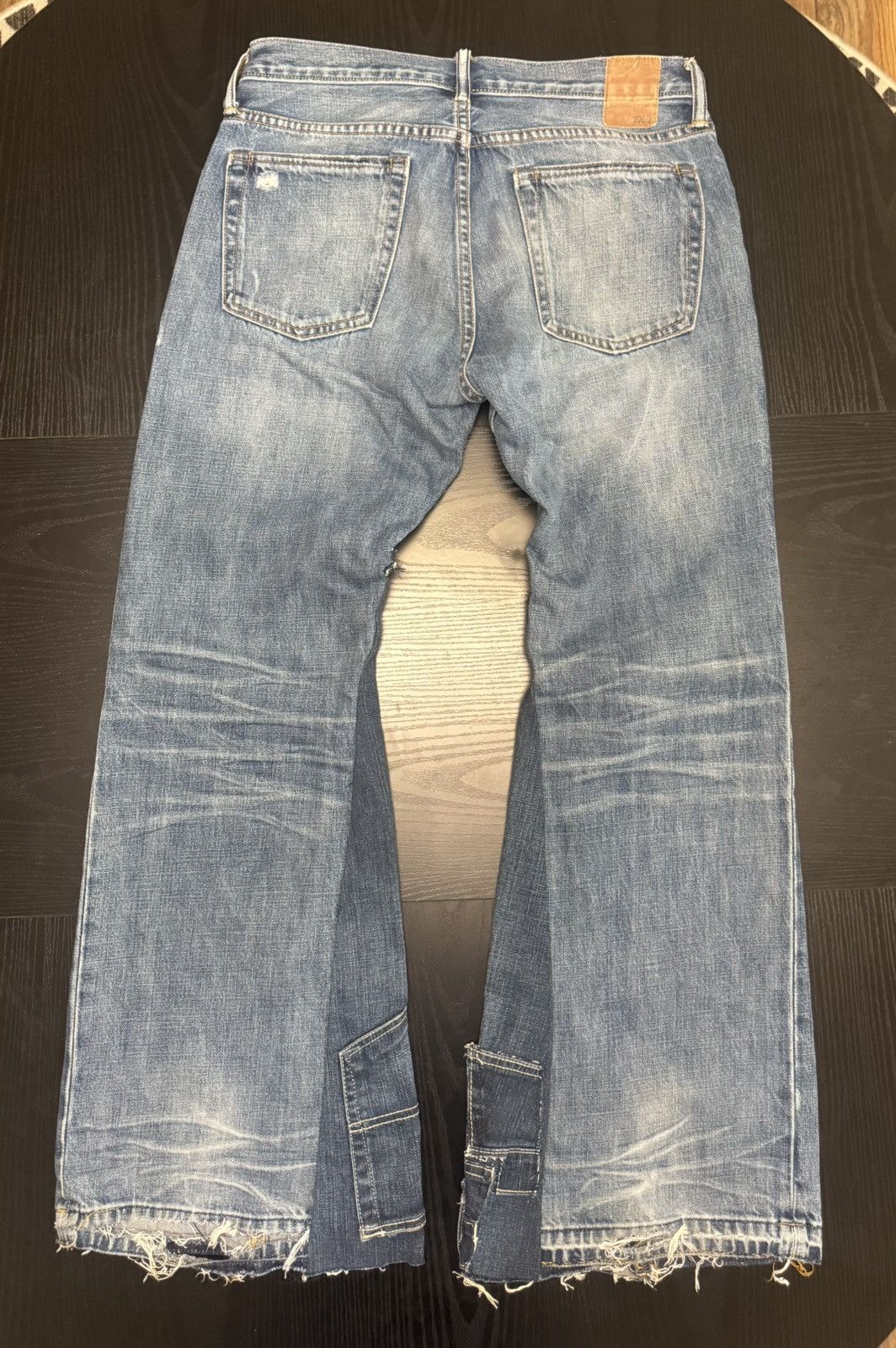 Gap Custom Vintage Gap Blue Flared Denim Jeans Size US 30 / EU 46 - 11 Thumbnail