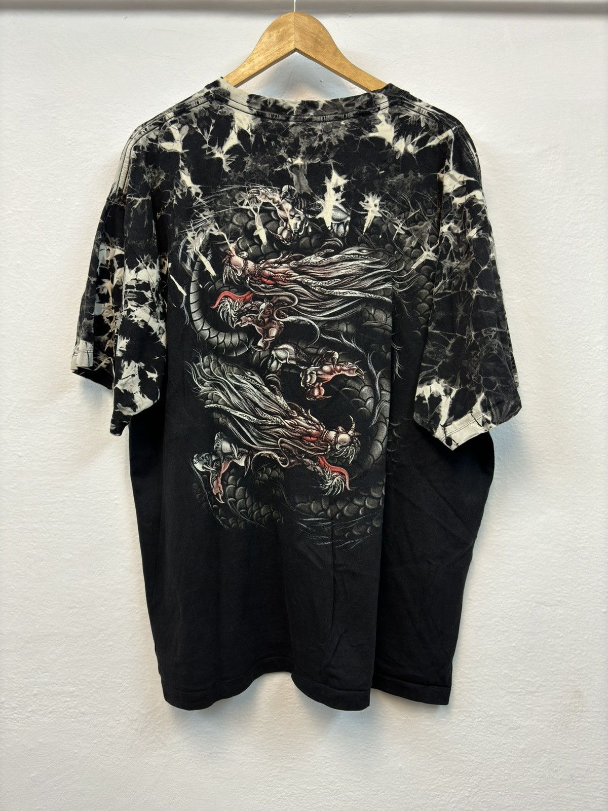 Affliction × Vintage Vintage Y2K Faded Dragon Tee Affliction Style Size US XL / EU 56 / 4 - 4 Thumbnail