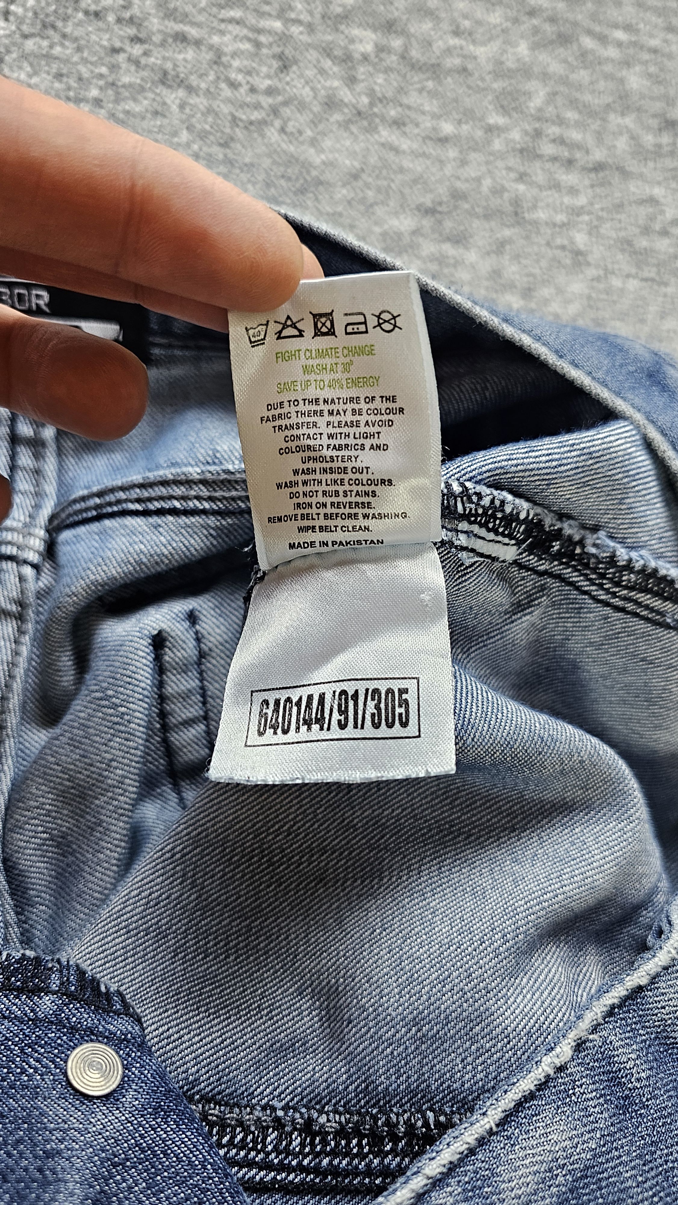 Airwalk AIRWALK Cargo Jeans Mens 30R Denim Relaxed Skater Blue Size US 30 / EU 46 - 9 Thumbnail