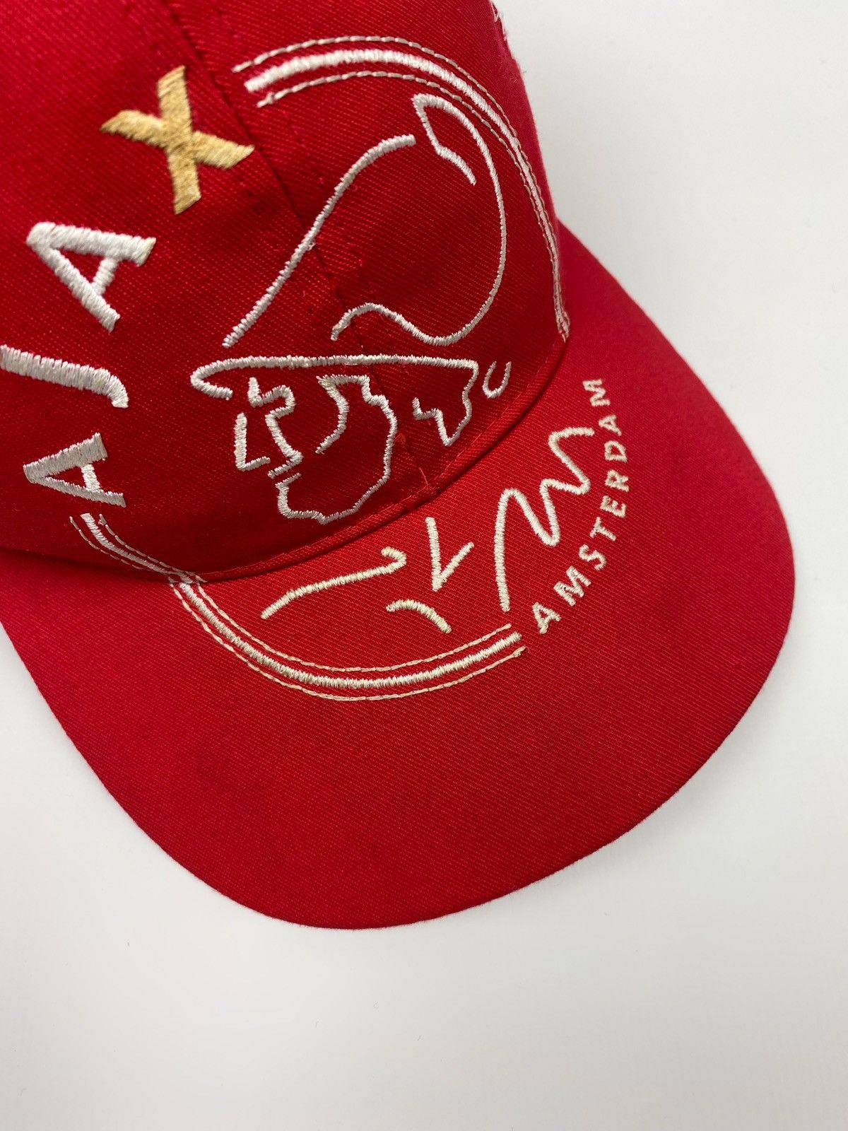 Umbro 1990s Vintage FC Ajax Amsterdam Logo Embroidery Cap in Small Size ONE SIZE - 2 Thumbnail