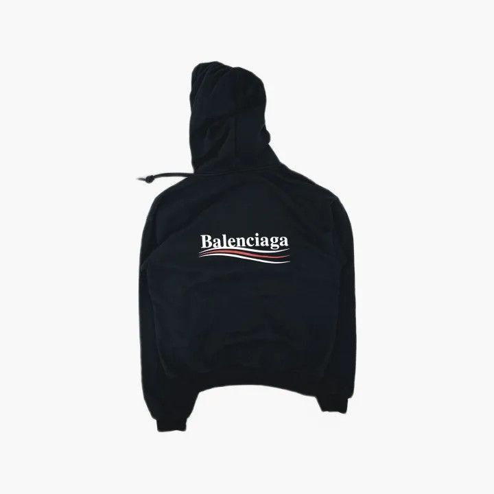 Balenciaga Balenciaga Balenciaga Black Hooded Sweatshirt -2507 Size US S / EU 44-46 / 1 - 2 Thumbnail