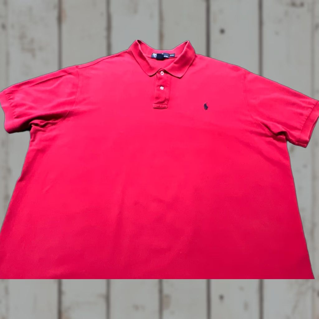 Ralph Lauren Ralph Lauren Polo Shirt Men 2XL Red Short Sleeve Collared Golf Preppy Classic Sports Vintage: No Size US XXL / EU 58 / 5 - 1 Thumbnail