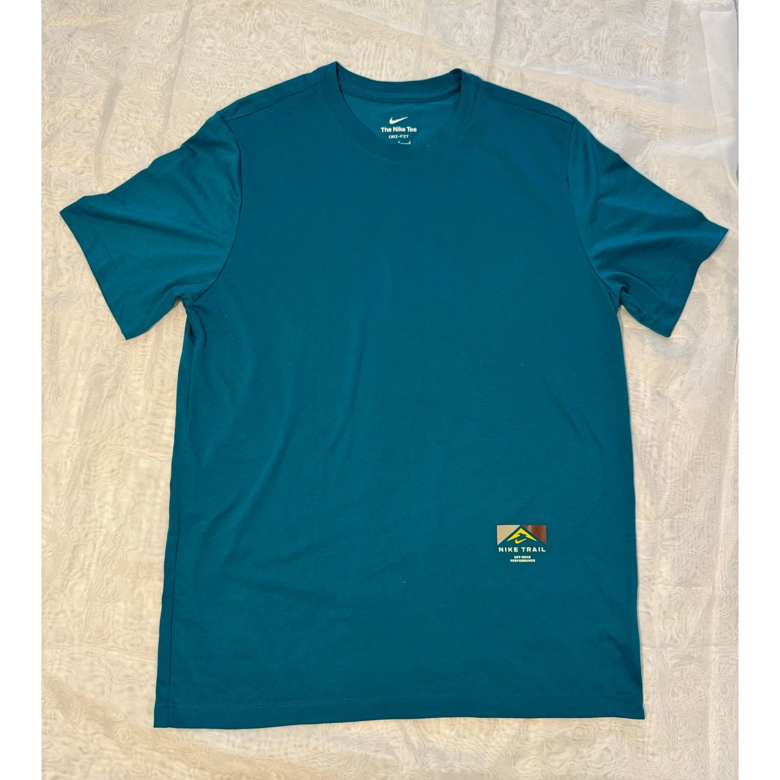 Nike Nike Dri-FIT Trail Running Logo T-Shirt in Dark Green L Size US L / EU 52-54 / 3 - 1 Thumbnail