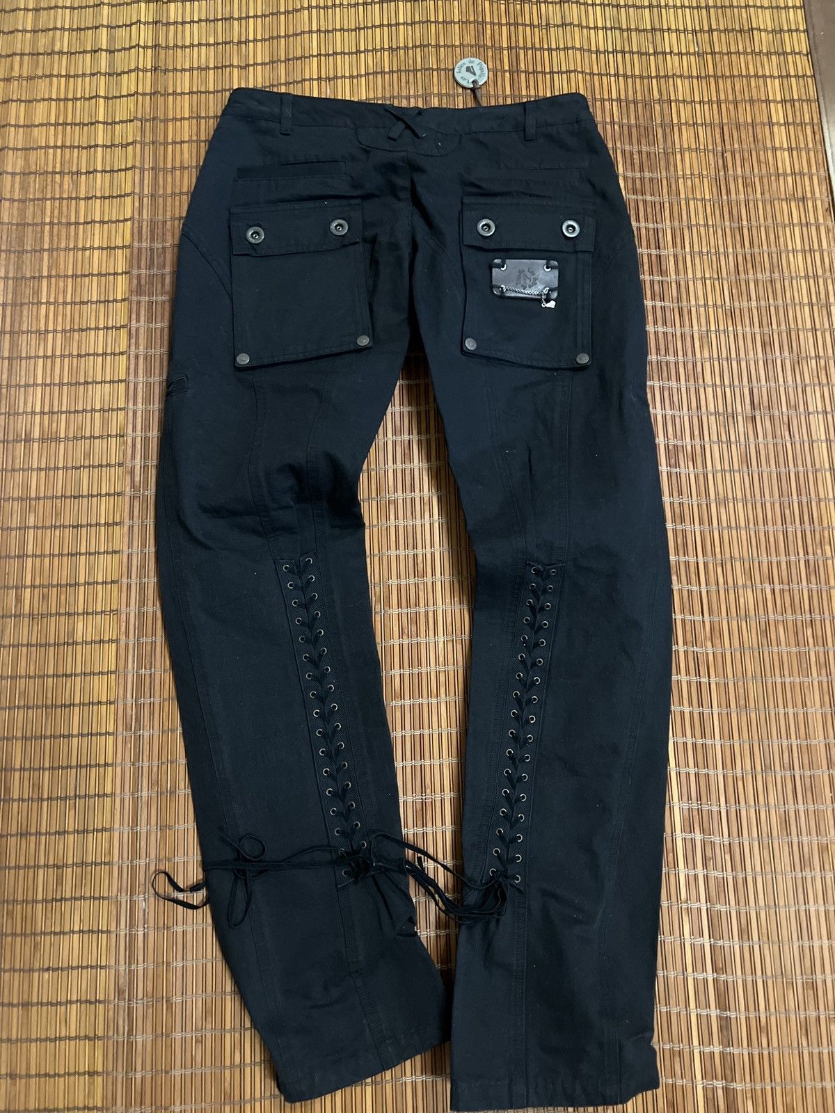 Other Les folies de pigalle black ultra low waist denim jeans Size 30" / US 8 / IT 44 - 1 Thumbnail