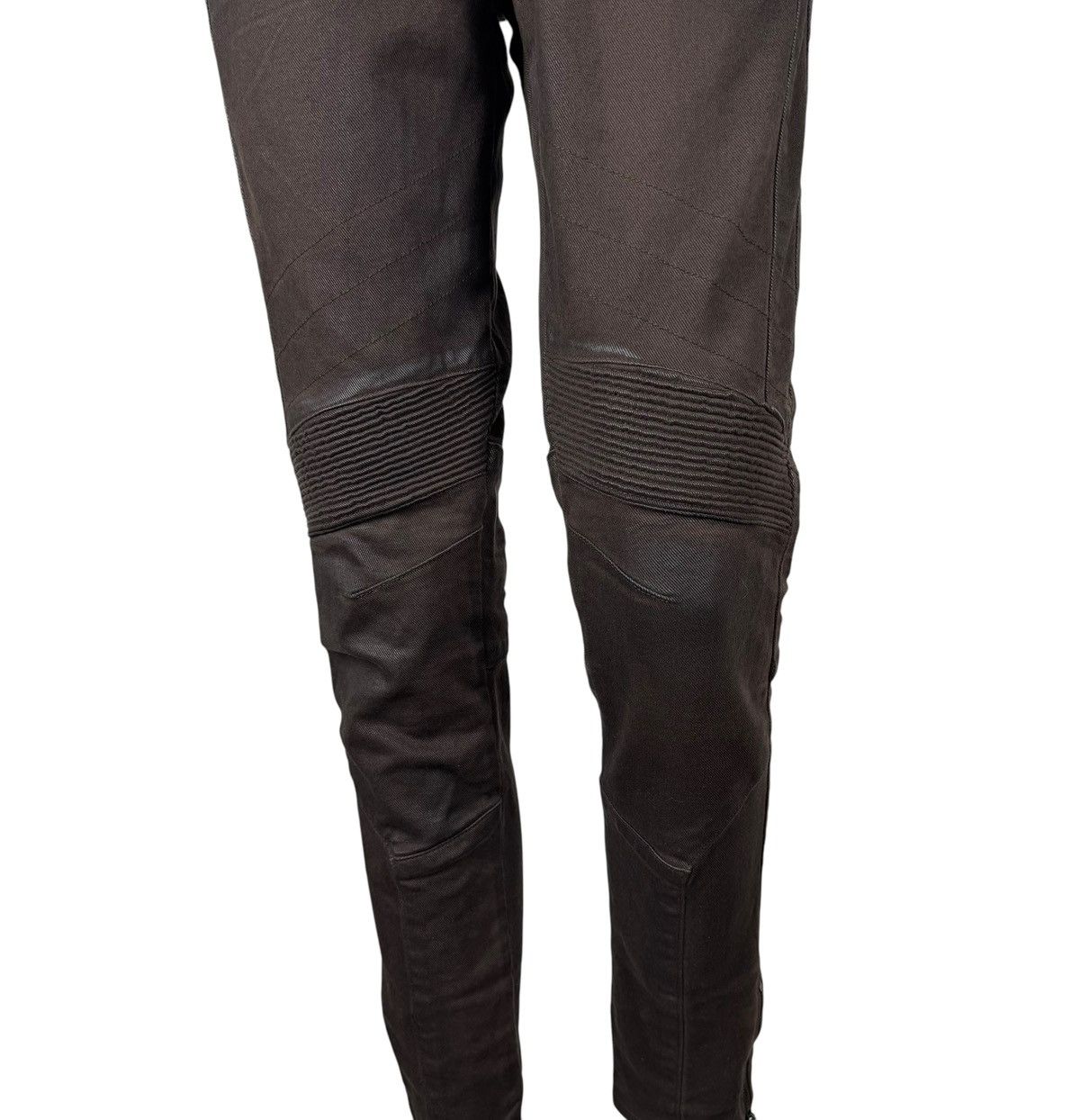 Polo Ralph Lauren Polo Ralph Lauren Waxed Jeans Biker Ankle Zip size 27 Size 27" / US 4 / IT 40 - 4 Thumbnail