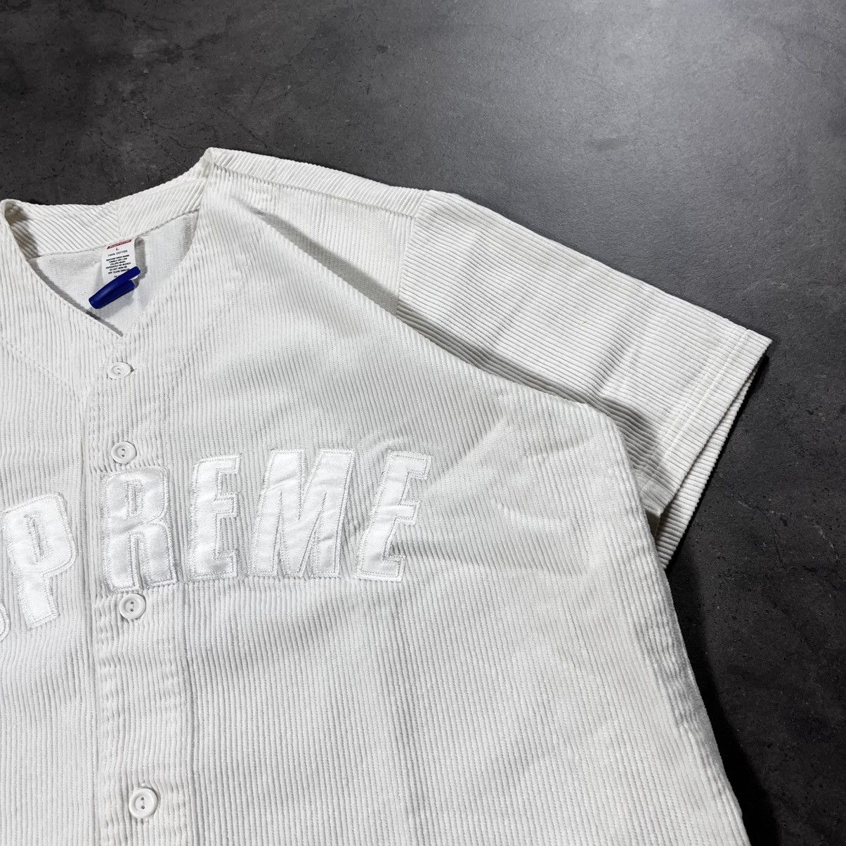 Supreme Supreme SS18 Corduroy Baseball Jersey Tee Tshirt Never Worn Size US XL / EU 56 / 4 - 3 Thumbnail